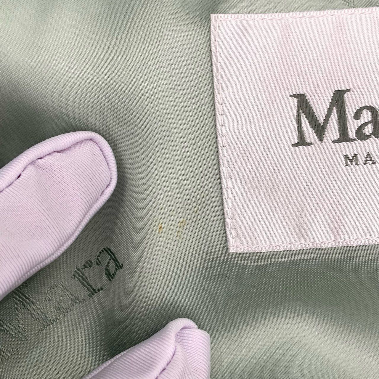 Max Mara [Max Mara] Light Blue Hooded Wool Coat 38 (S) Size S / US 4 / IT 40 - 4 Thumbnail
