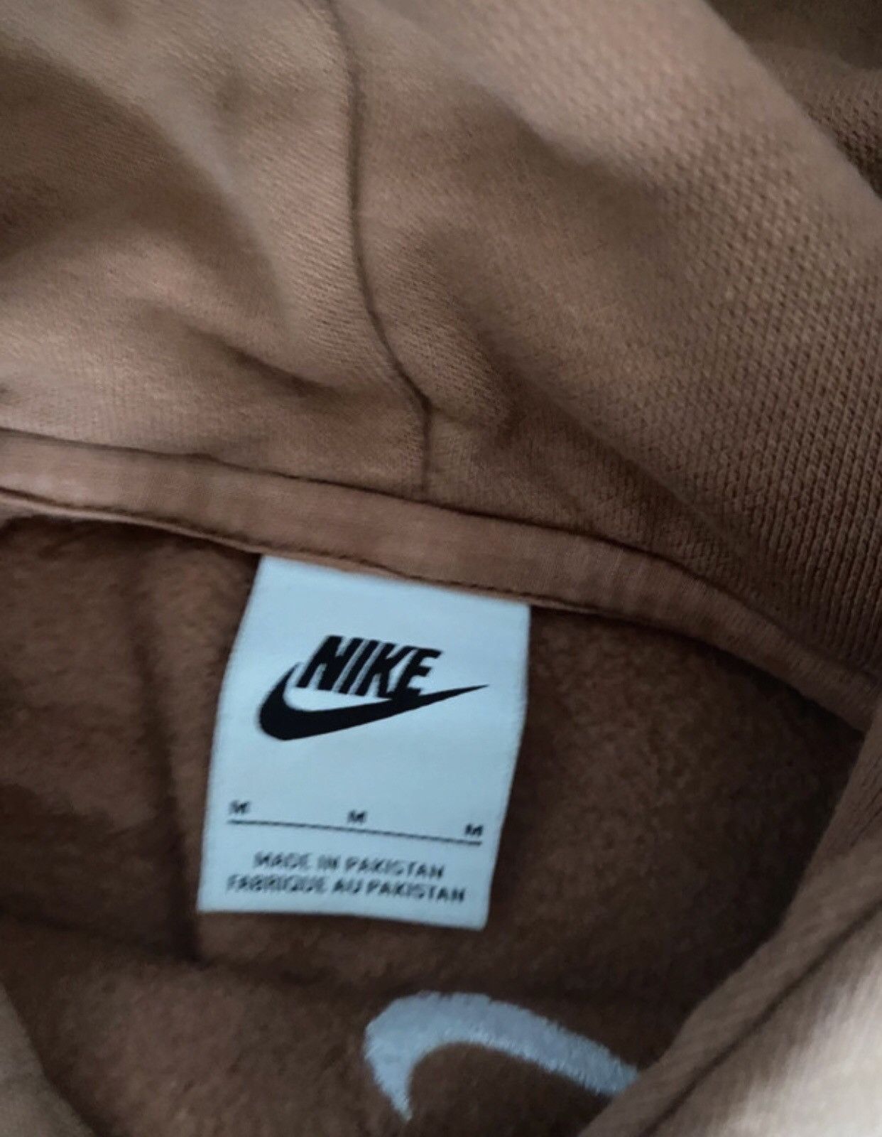 Nike × Vintage 🤎Vintage Nike Brown Center Logo hoodie Y2K Boxy USA rare 90 Size US M / EU 48-50 / 2 - 2 Thumbnail