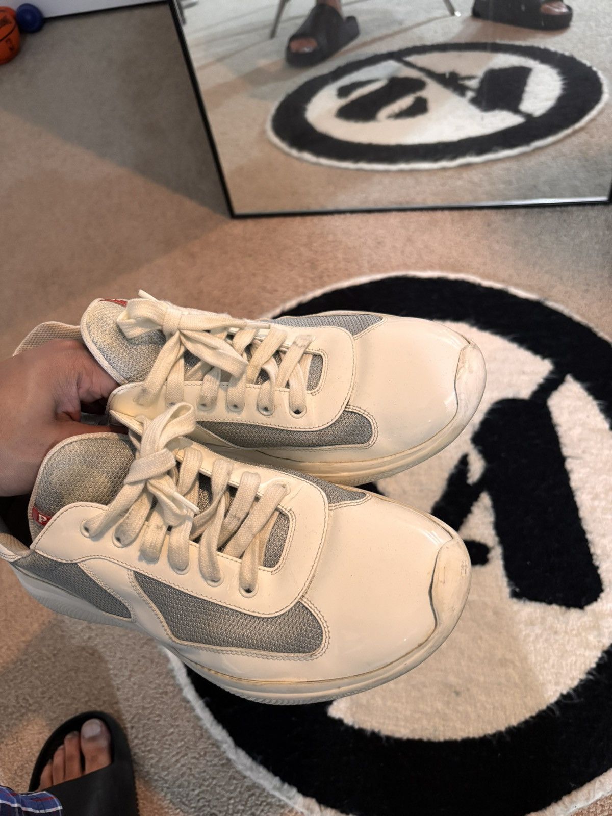 Prada Prada American Cup all white size 11 Size US 11 / EU 44 - 6 Thumbnail
