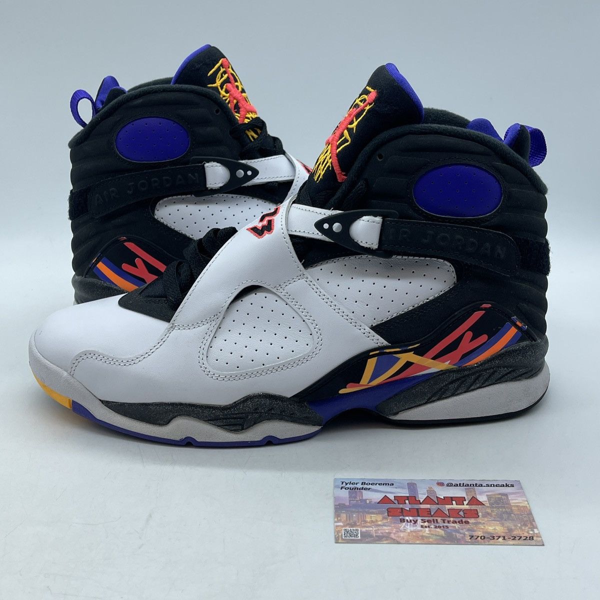 Jordan Brand Air Jordan 8 three peat Size US 8.5 / EU 41-42 - 1 Thumbnail