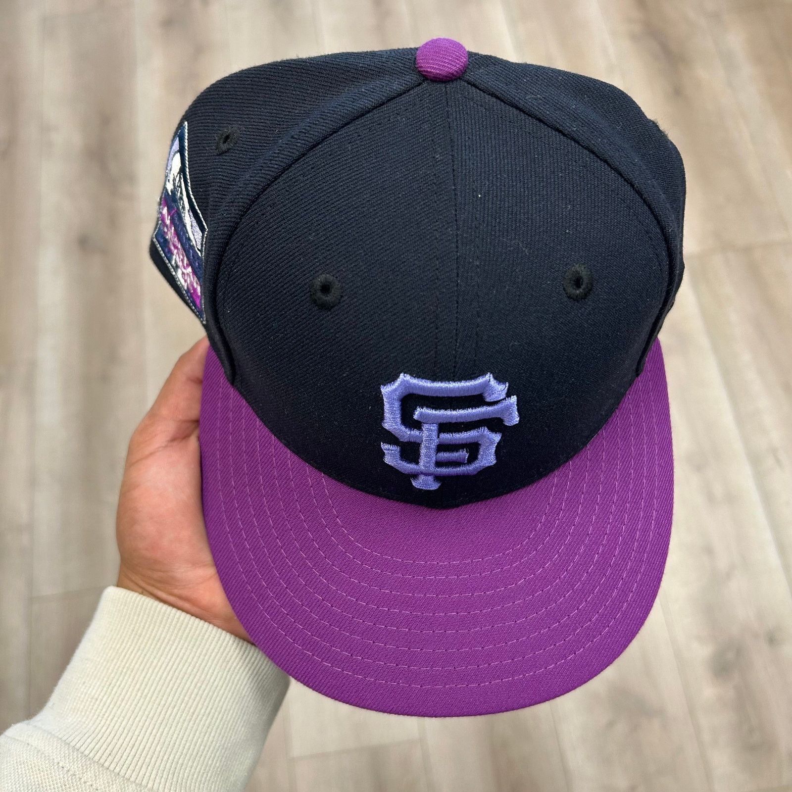 New Era SF Giants All Star Game Purple Fitted Hat Cap sz 7 1/4 B25 Size ONE SIZE - 3 Thumbnail