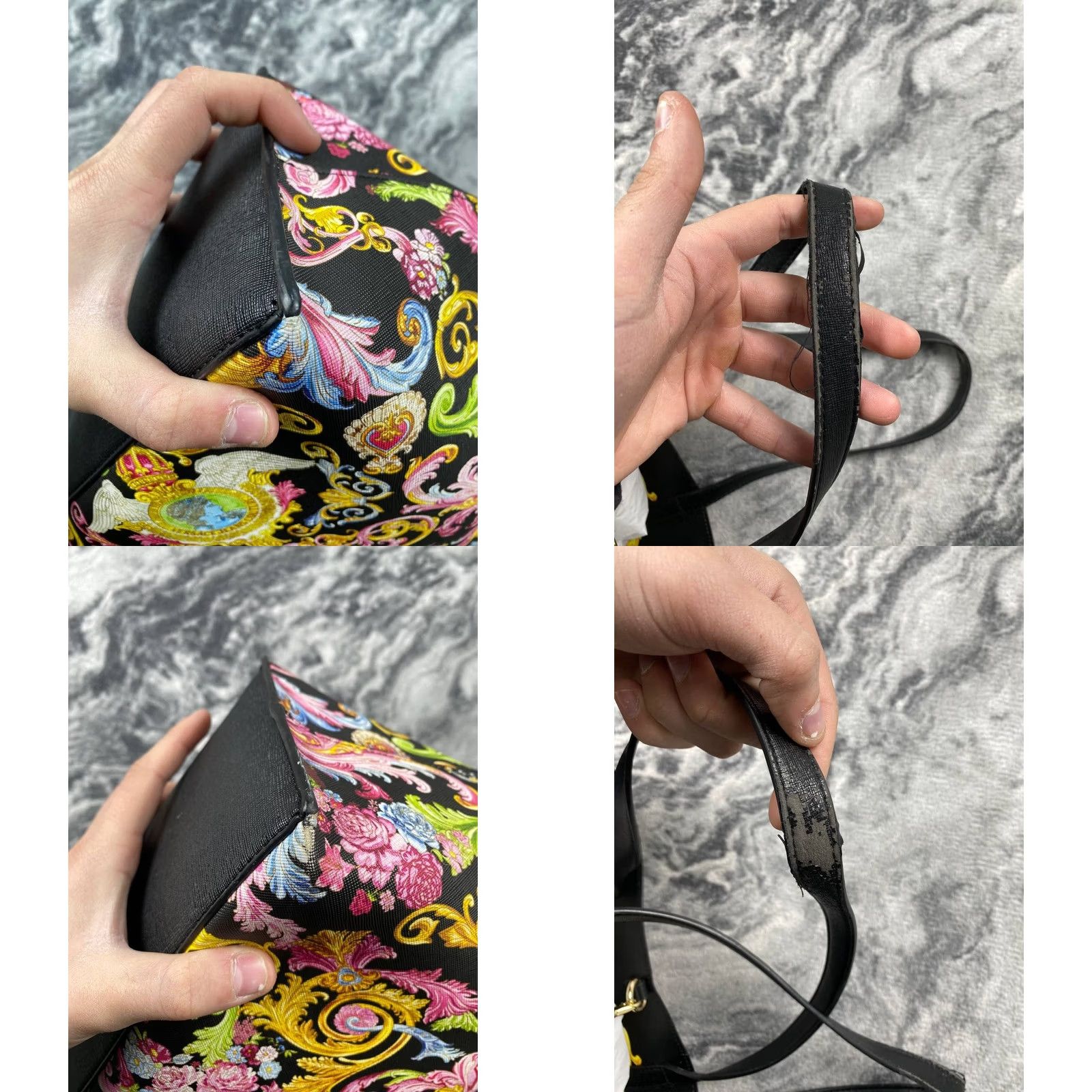 Versace Versace Jeans Couture Versailles Baroque Print Tote Bag Women Multicolor Size 36" / US 14 / IT 50 - 8 Thumbnail