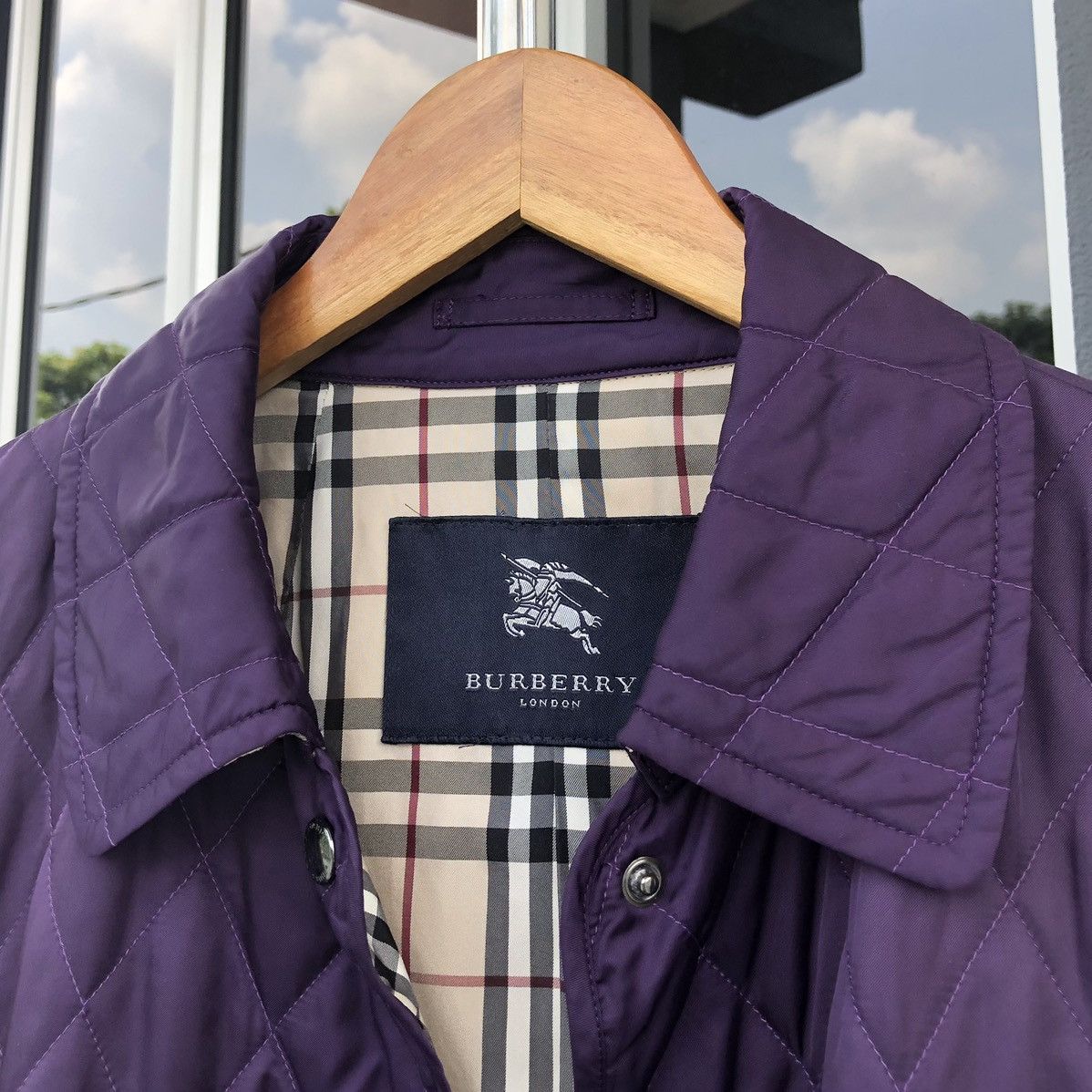 Burberry Burberry London Diamond Quilted Lined Novacheck Jacket Size M / US 6-8 / IT 42-44 - 13 Thumbnail