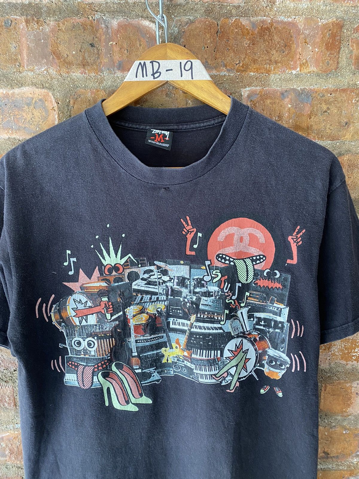 Stussy 🔥Vintage 2000s Musical punk tee Size US M / EU 48-50 / 2 - 3 Thumbnail