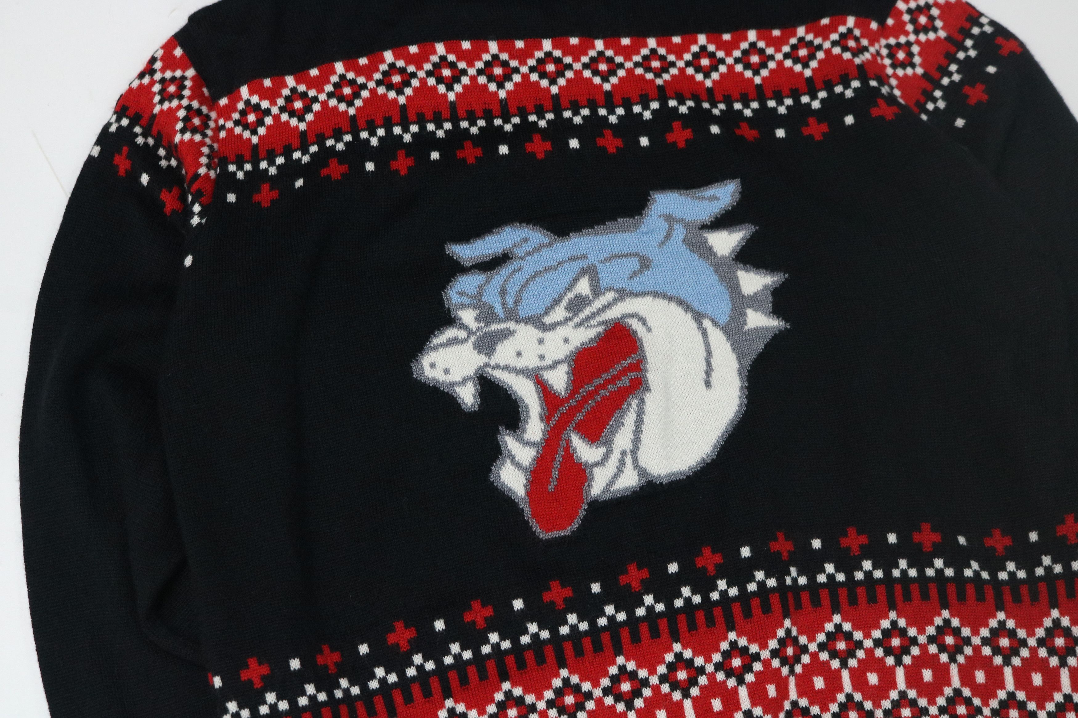 Hysteric Glamour HYSTERIC GLAMOUR Bulldog Knit Zip-Up Size ONE SIZE - 4 Thumbnail