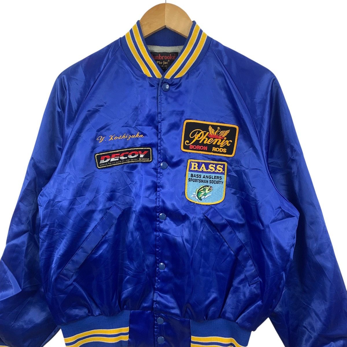 Phenix Vintage PHENIX BORON RODS Fishing Bass Patch Varsity Jacket Size US M / EU 48-50 / 2 - 5 Thumbnail