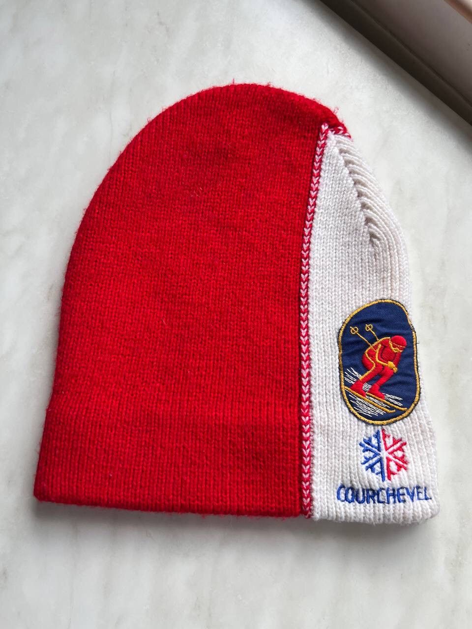Vintage Vintage Courchevel Ski Hat 1990s Size ONE SIZE - 2 Thumbnail