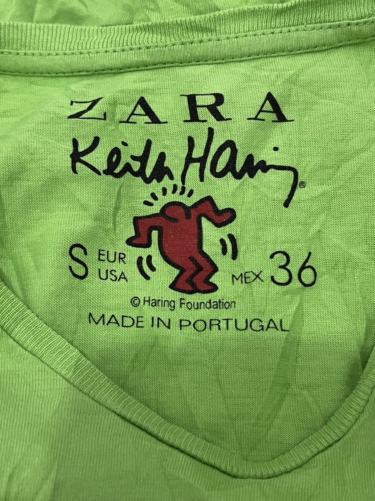 Keith Haring Vintage Keith Haring x Zara Rare t-shirt Size US M / EU 48-50 / 2 - 6 Thumbnail