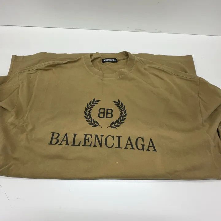 Balenciaga Balenciaga Balenciaga BB Logo Printed Short Sleeve Tshirt Size US S / EU 44-46 / 1 - 8 Thumbnail