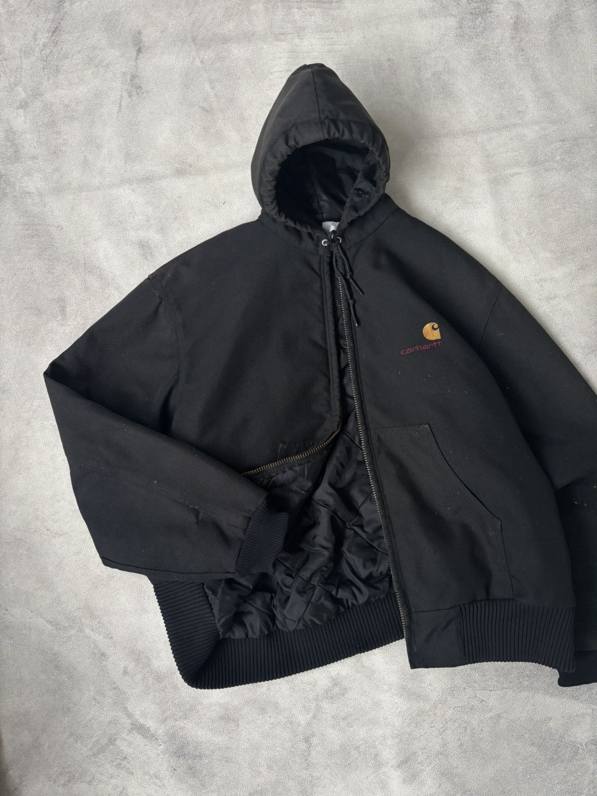 Carhartt 90's vintage faded carhartt active jacket J21 size Learge Size US L / EU 52-54 / 3 - 3 Thumbnail