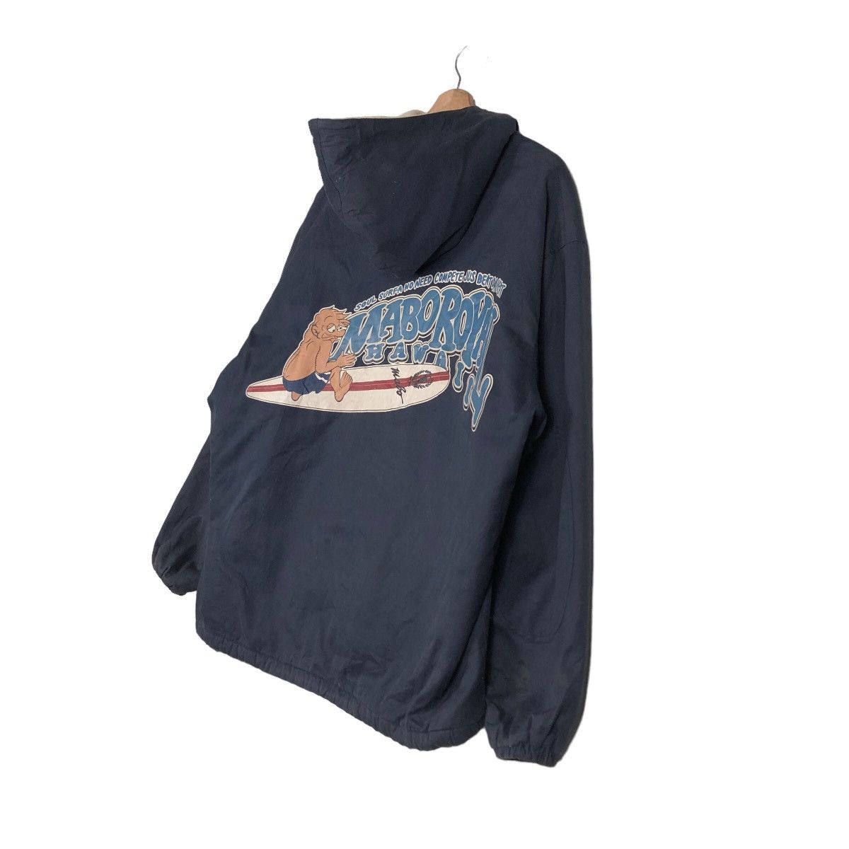 Japanese Brand Vintage Anorak Jacket Half Zipper Mabo Royal Hawaii BigLogo Size US M / EU 48-50 / 2 - 10 Thumbnail