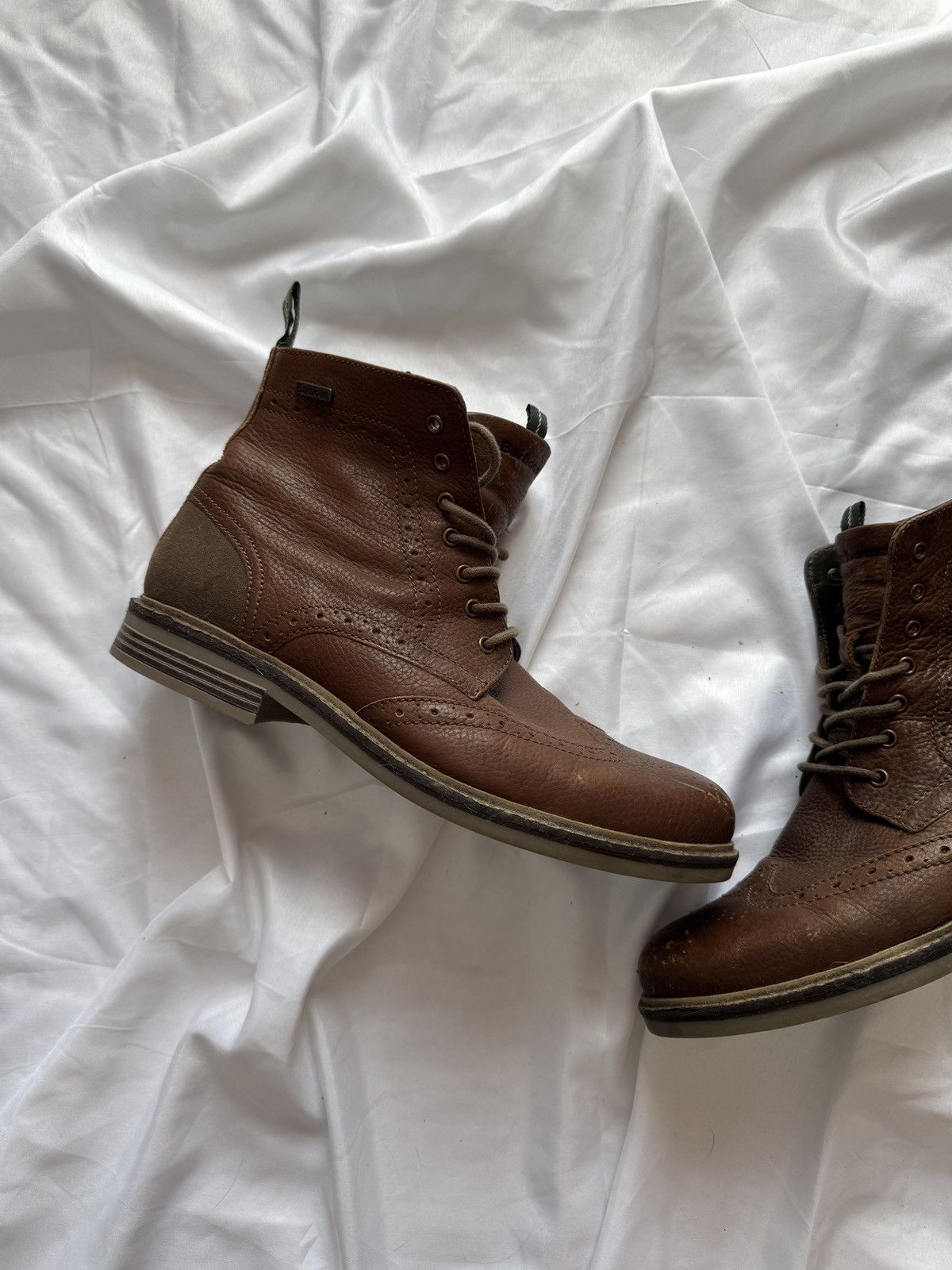 Barbour Barbour Belsay Brogue Ankle Boots Size US 11 / EU 44 - 3 Thumbnail