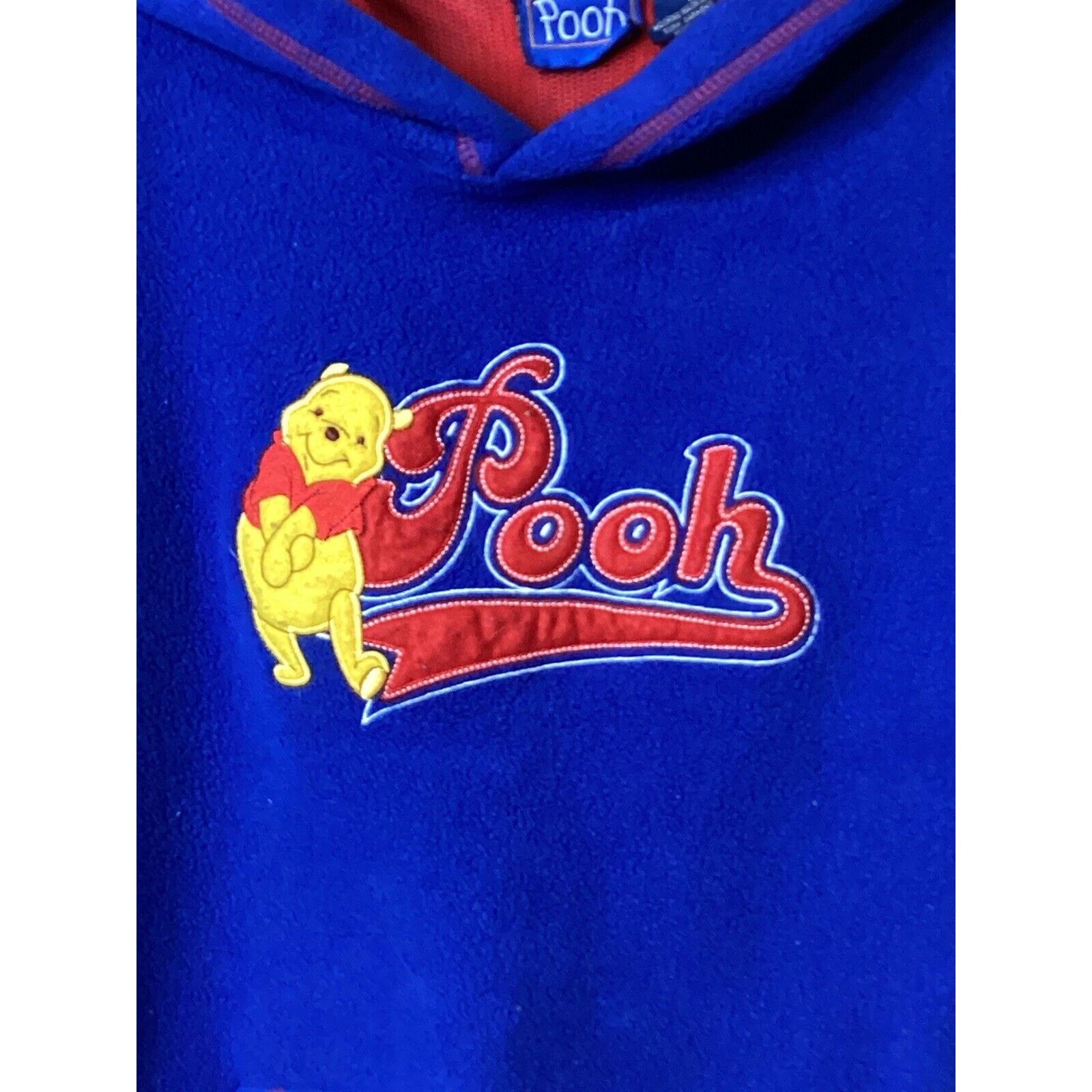 Disney Vintage Disney Winnie The Pooh Fleece Hooded Sweatshirt XL Size XL / US 12-14 / IT 48-50 - 2 Thumbnail