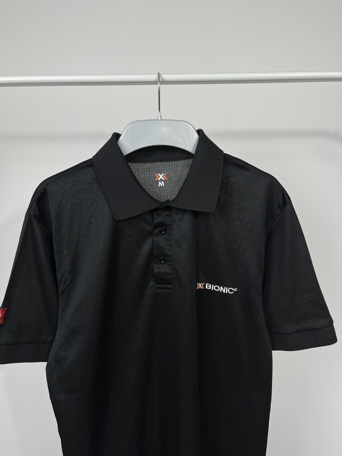 Other X-Bionic black polo shirt M size Swiss flag techwear Size US M / EU 48-50 / 2 - 2 Thumbnail