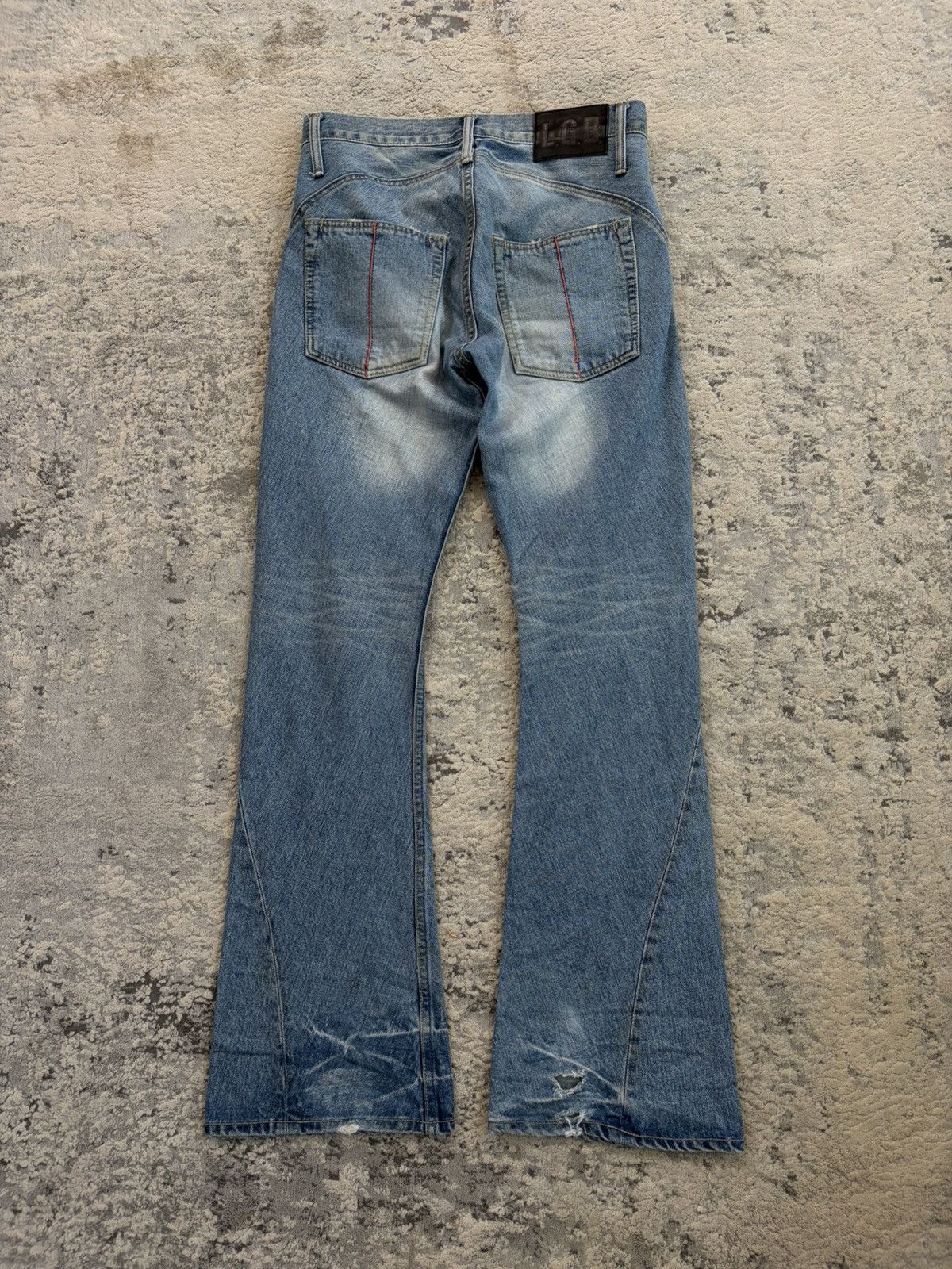 Le Grande Bleu (L.G.B.) LGB Lazy Wolf Denim Light Wash Size US 30 / EU 46 - 5 Thumbnail