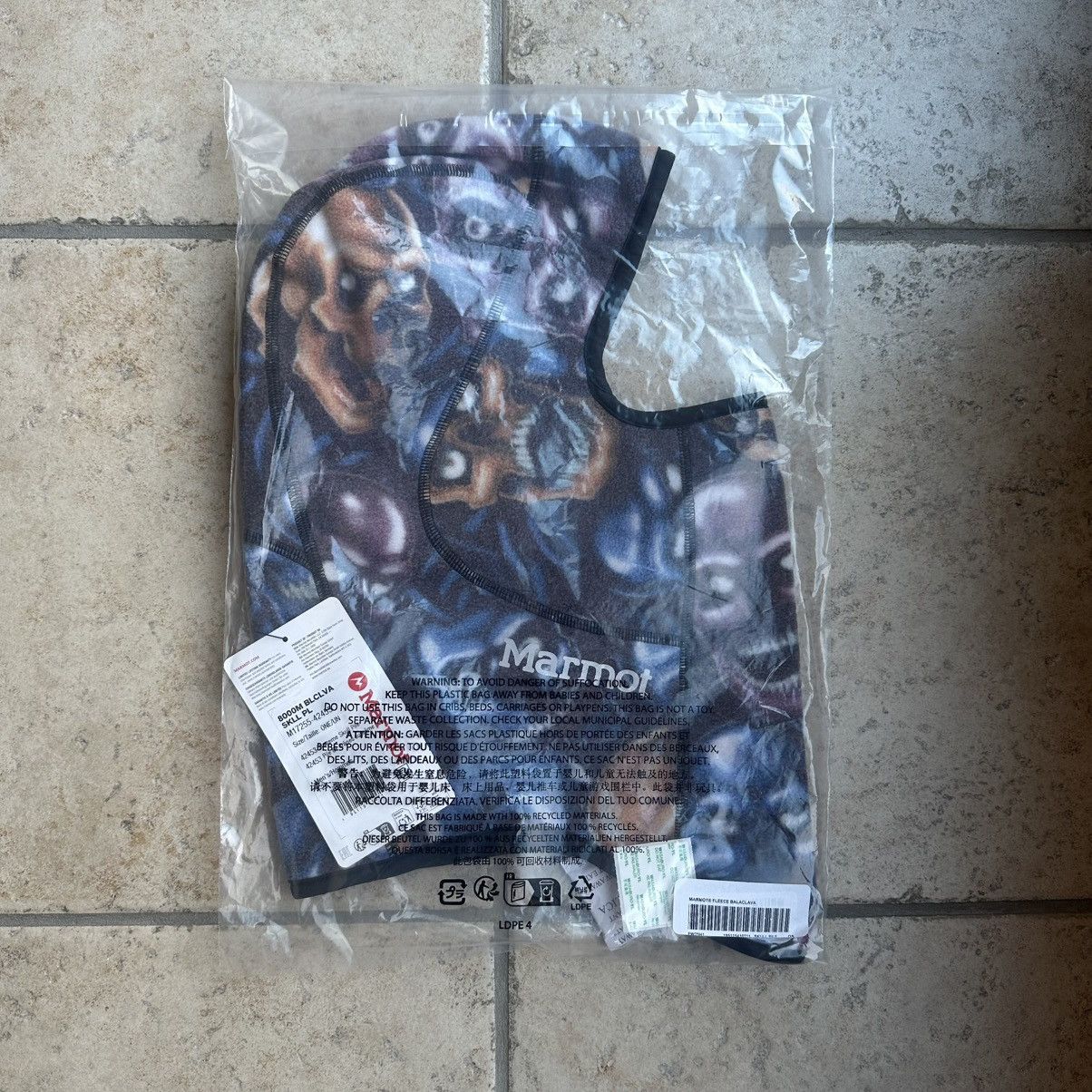 Supreme Supreme Marmot Fleece Balaclava Skull Pile Size ONE SIZE - 2 Thumbnail