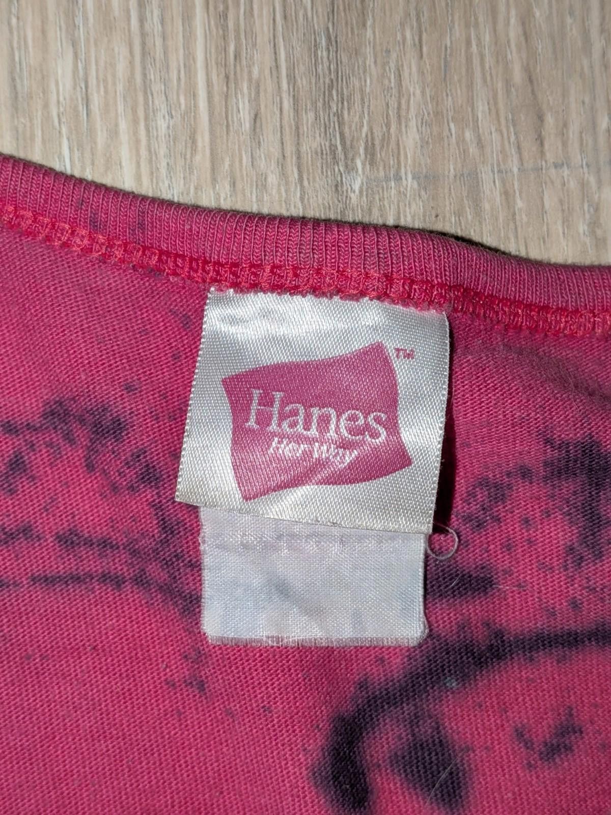 Hanes Women's Upcycled Tie-Dye Splatter Bleach Graffiti T-Shirt XL Size XL / US 12-14 / IT 48-50 - 6 Thumbnail