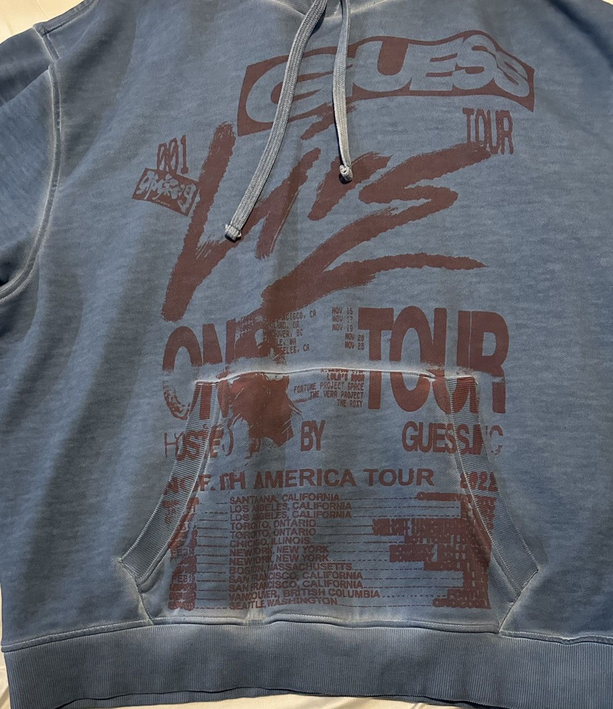 Guess Guess brand washed tour hoodie Size US XL / EU 56 / 4 - 4 Thumbnail