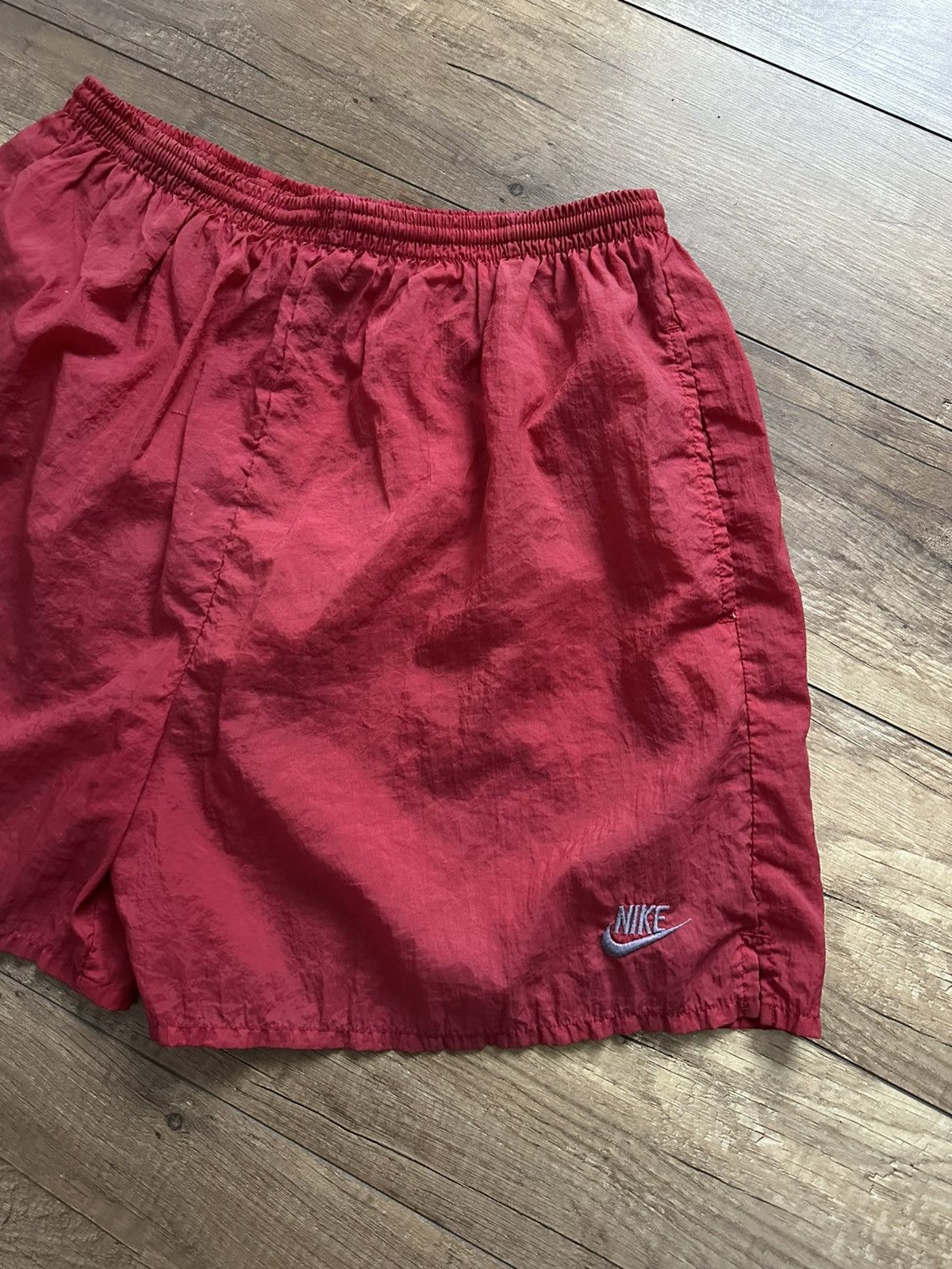 Nike Nike Vintage Nylon Shorts Big Logo 90s Size US 34 / EU 50 - 6 Thumbnail