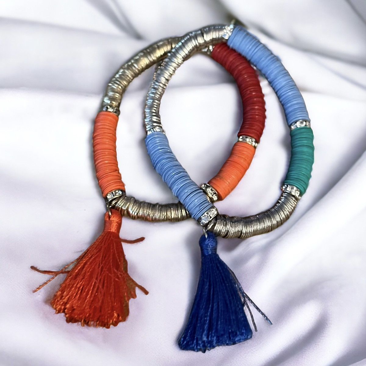 Other Bohemian Heishi bead tassel stretch bracelets Size ONE SIZE - 1 Thumbnail