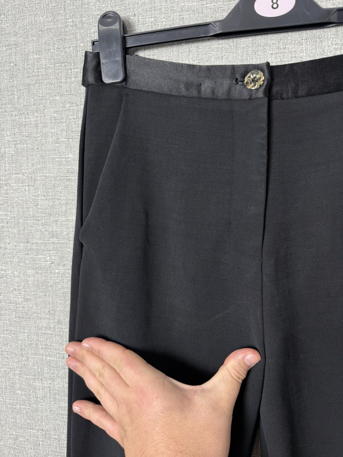 Alexander Wang Alexander Wang Black Cropped Trousers Pants Wool & Viscose Size 26" / US 2 / IT 38 - 5 Thumbnail