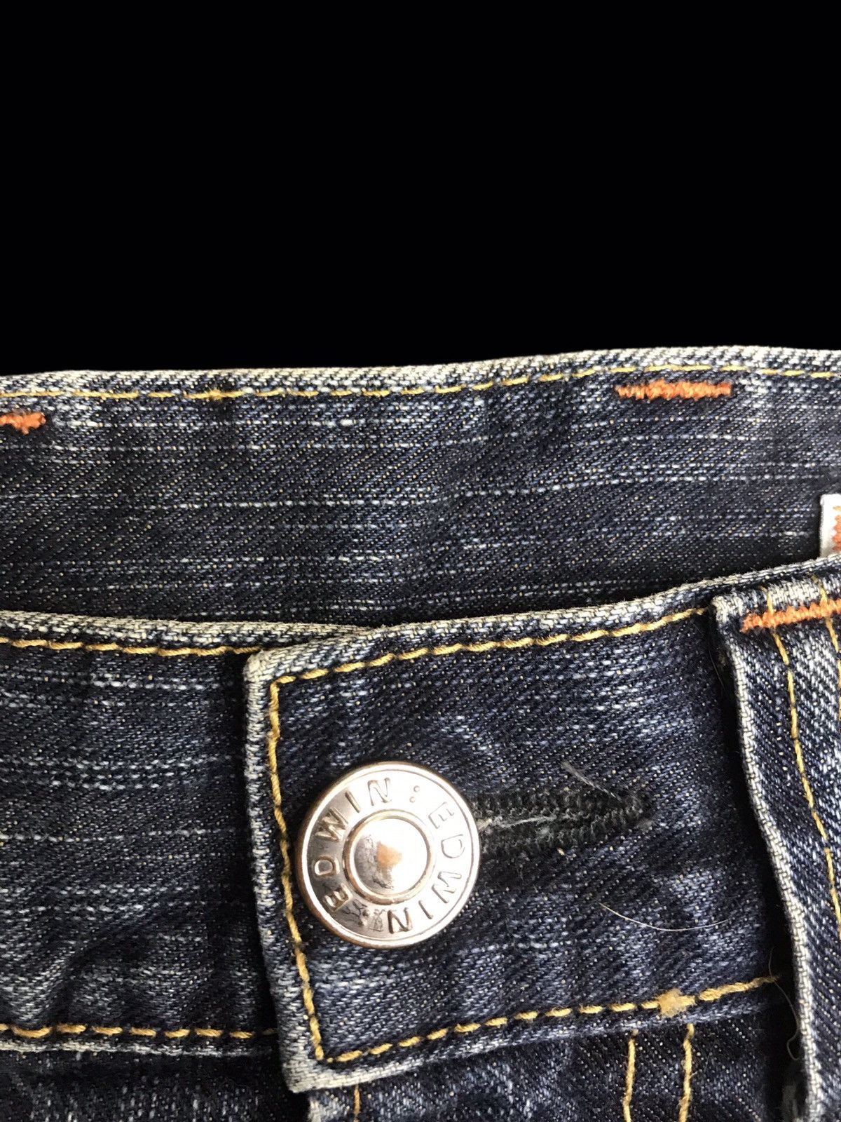 Edwin 💥90s Style💥EDWIN REGULAR MUD STONEWASH DENIM F76 Size US 32 / EU 48 - 8 Thumbnail