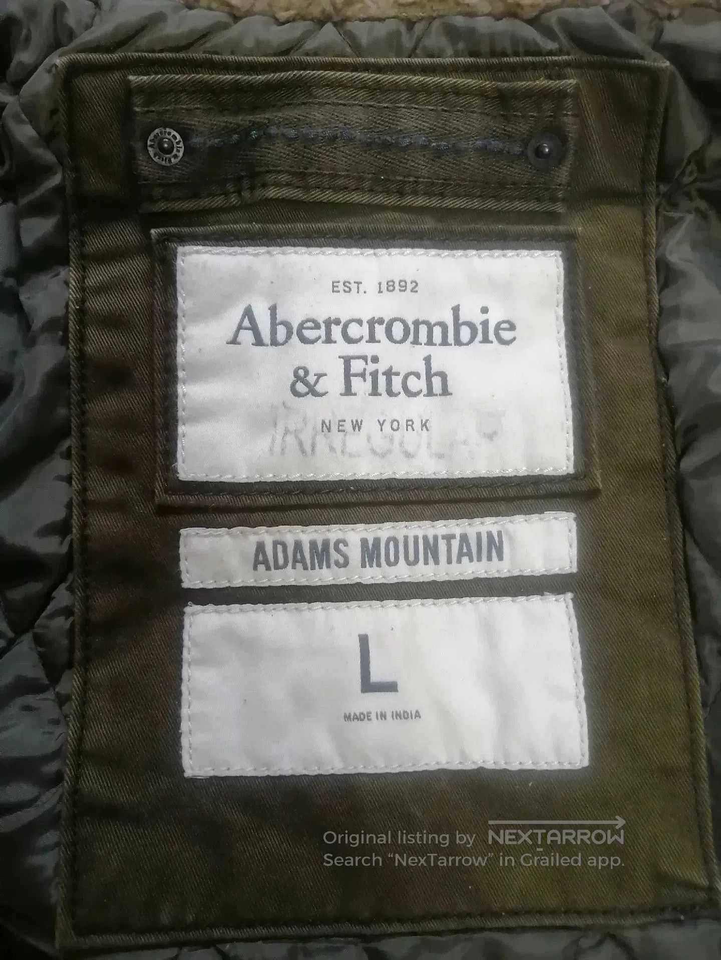 Abercrombie & Fitch A&F Vintage Distressed Cotton Jacket. Size US L / EU 52-54 / 3 - 2 Thumbnail