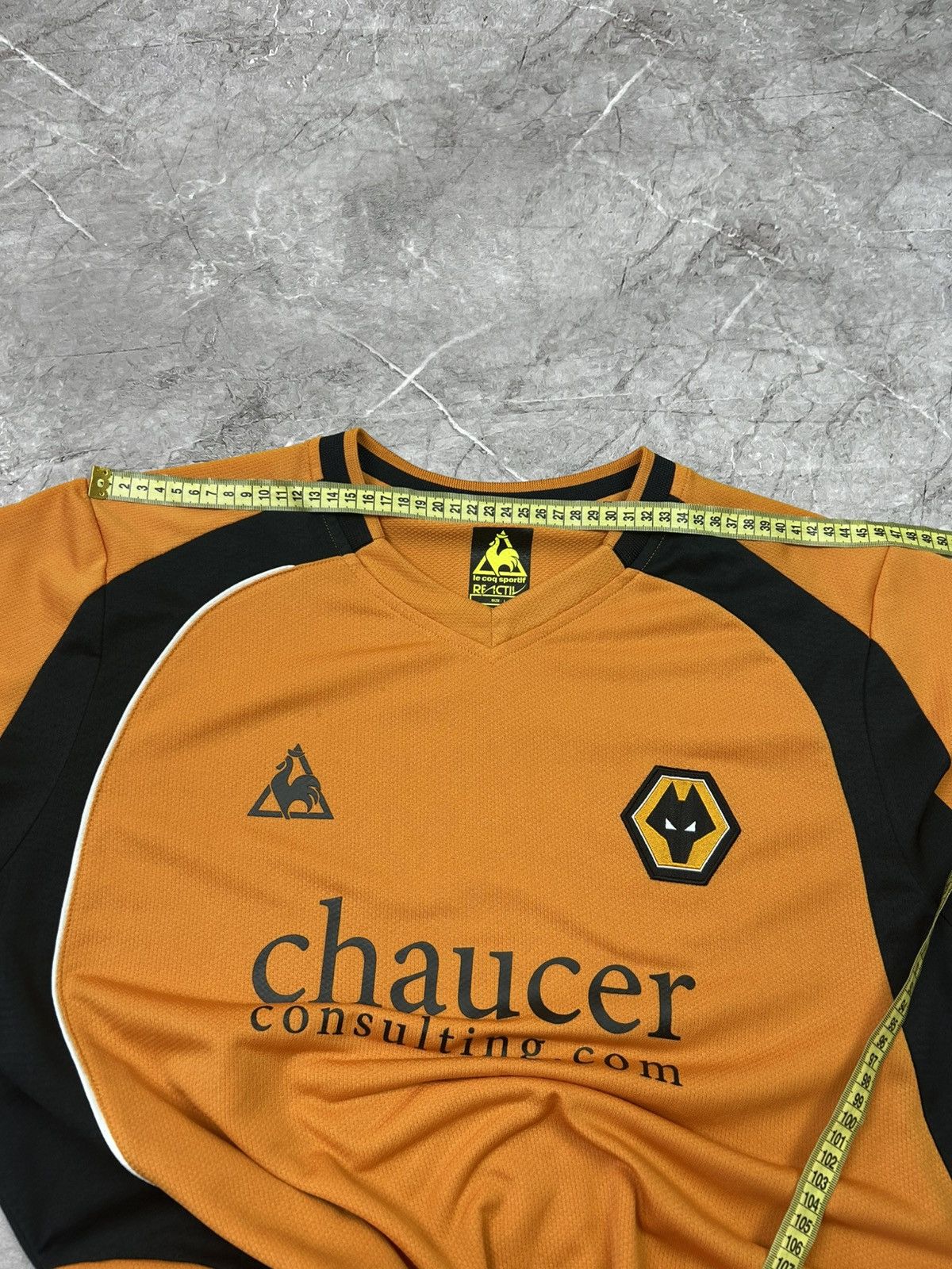 Le Coq Sportif Vintage Le Coq Sportif Wolverhampton Jersey Size L Size US L / EU 52-54 / 3 - 13 Thumbnail