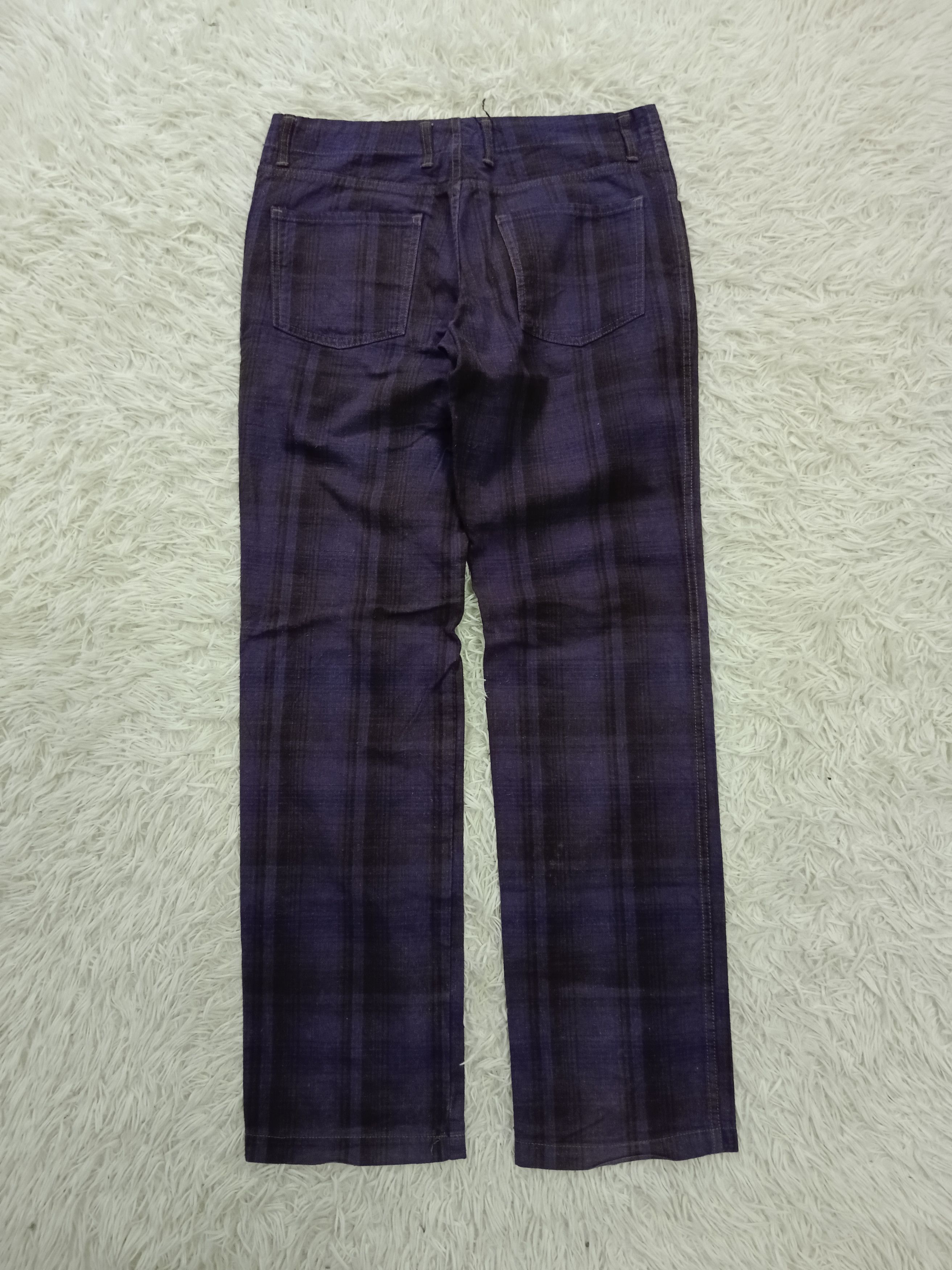 Japanese Brand DiSTRESSED FADE SEDITIONARIES TARTAN JAPANESE JUN CLUB Size US 32 / EU 48 - 2 Thumbnail