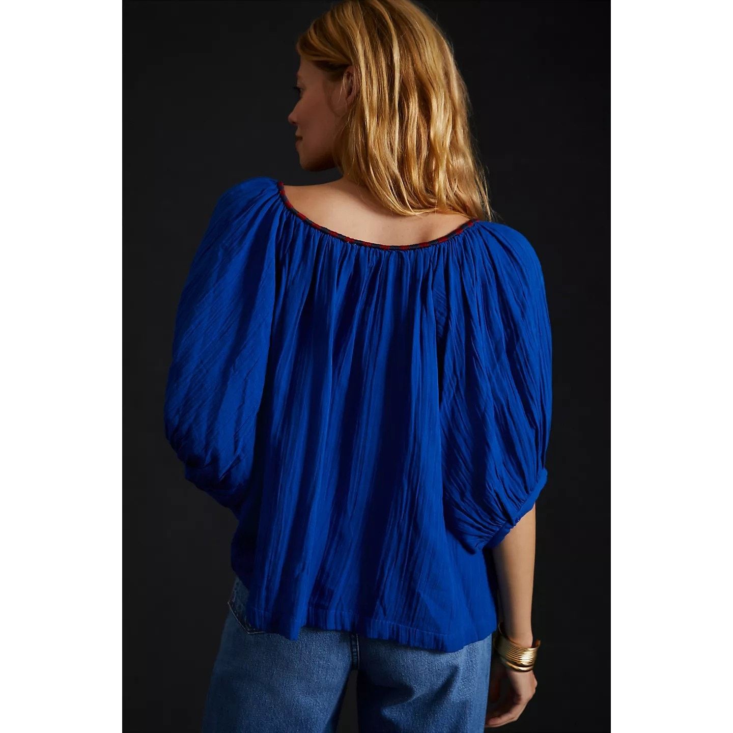 Anthropologie New Anthropologie Sundry Embroidered Blouse $198 SMALL Size S / US 4 / IT 40 - 1 Thumbnail