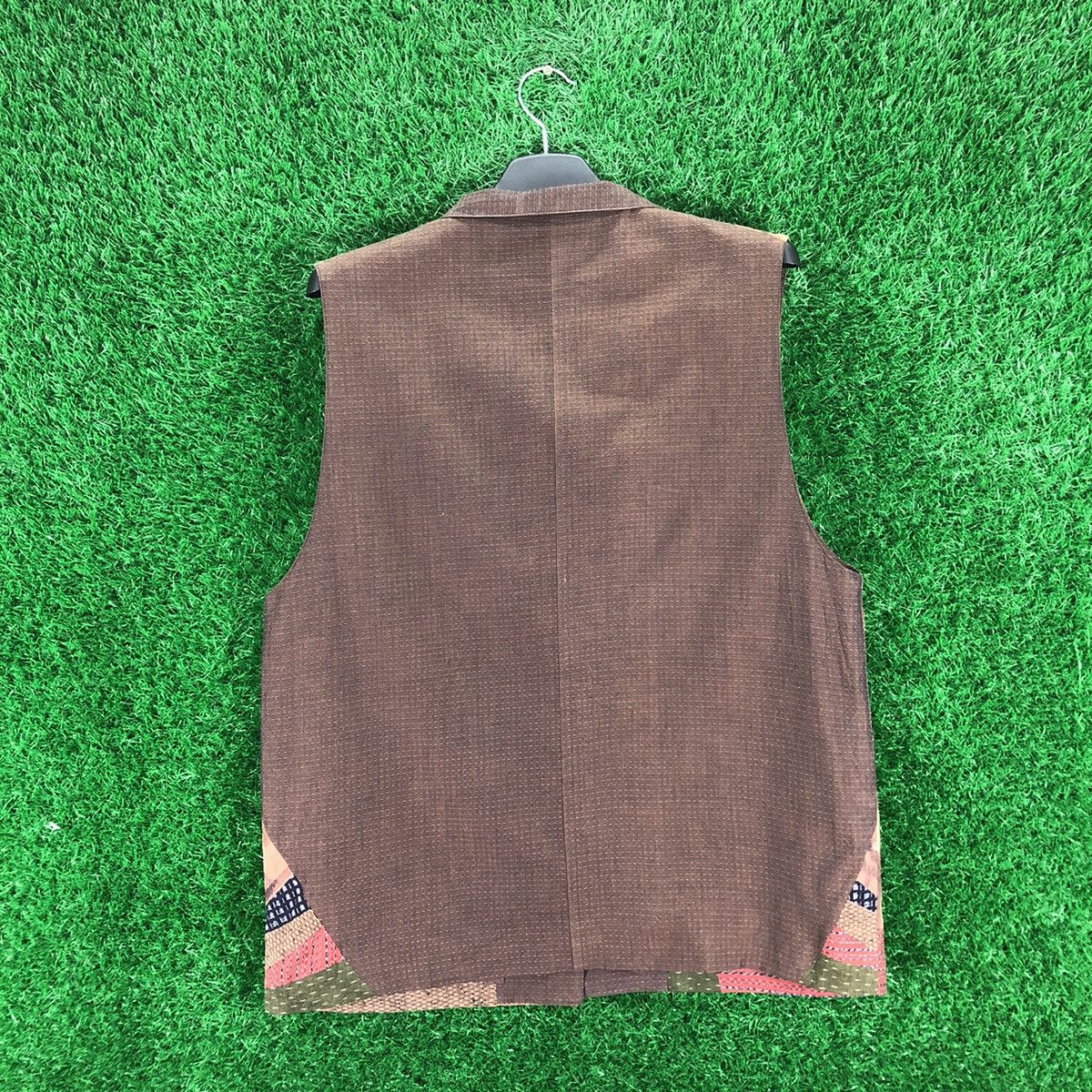 Japanese Brand × Vintage Vintage 80's Vest Patchwork Kapital Style by Giemon Size US M / EU 48-50 / 2 - 4 Thumbnail