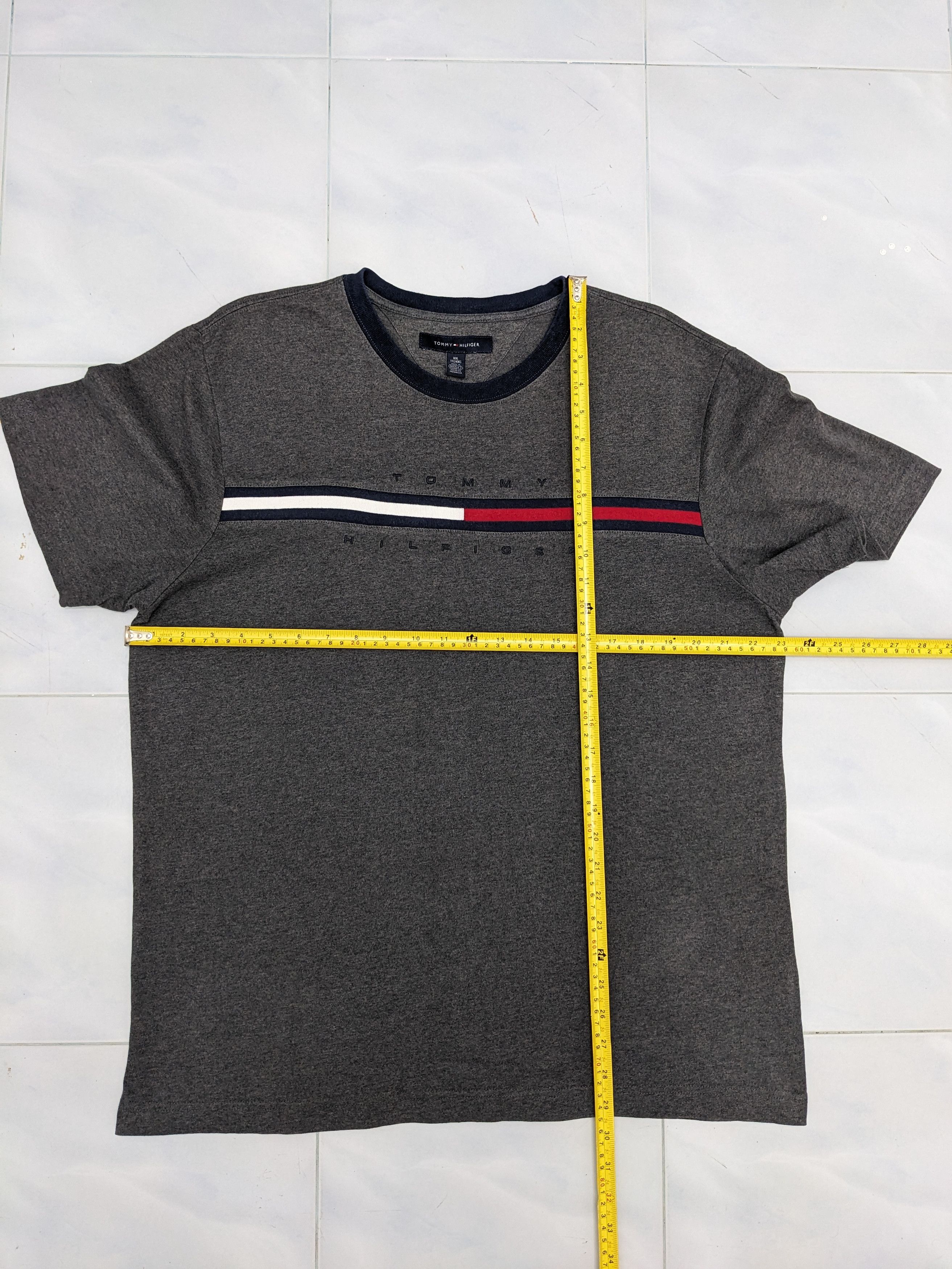 Tommy Hilfiger Tommy Hilfiger Striped Design Tshirt Size US XXL / EU 58 / 5 - 5 Thumbnail