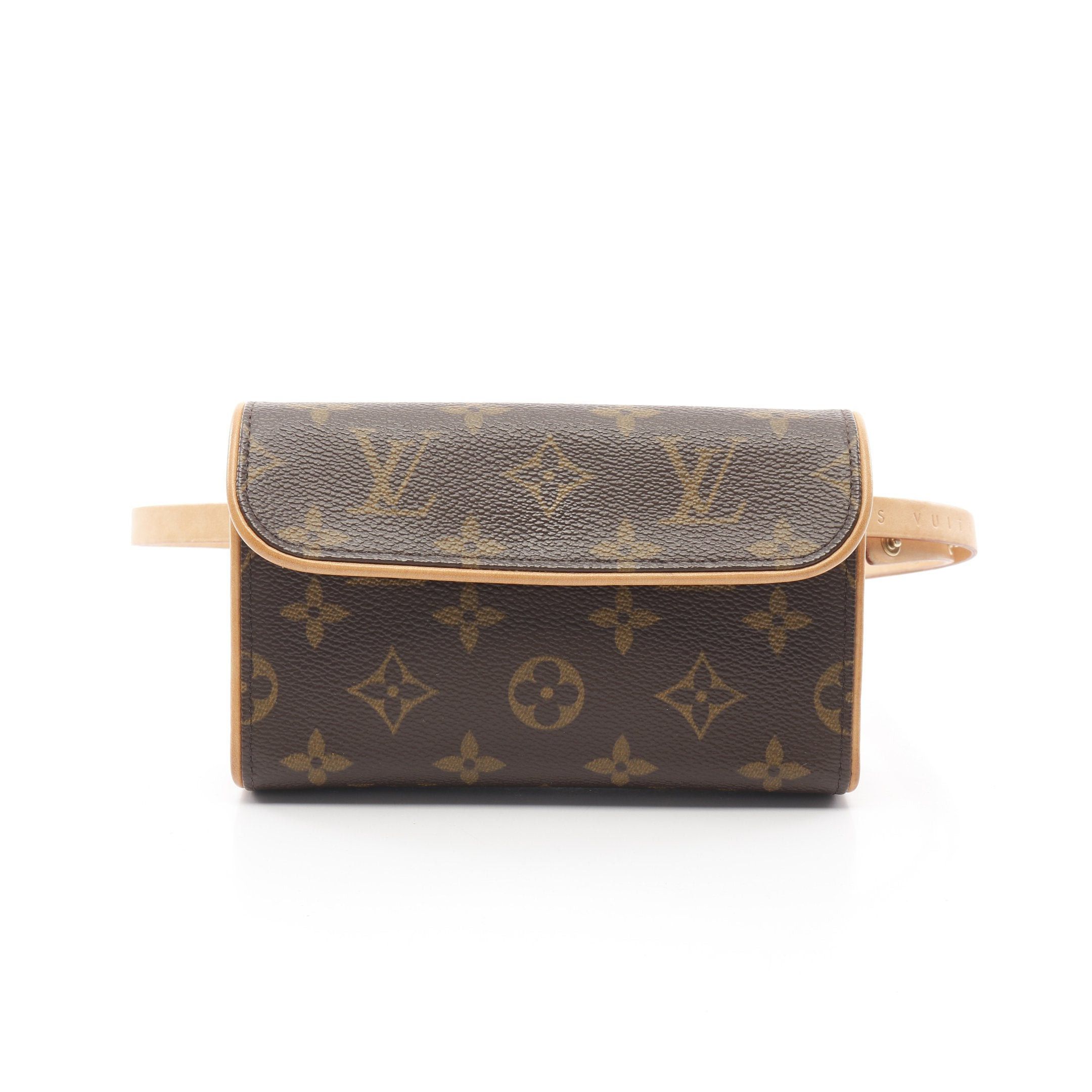 Louis Vuitton Louis Vuitton Pochette Florentine Monogram Body Bag Waist Leather Brown With Xs Size Belt Size ONE SIZE - 1 Thumbnail
