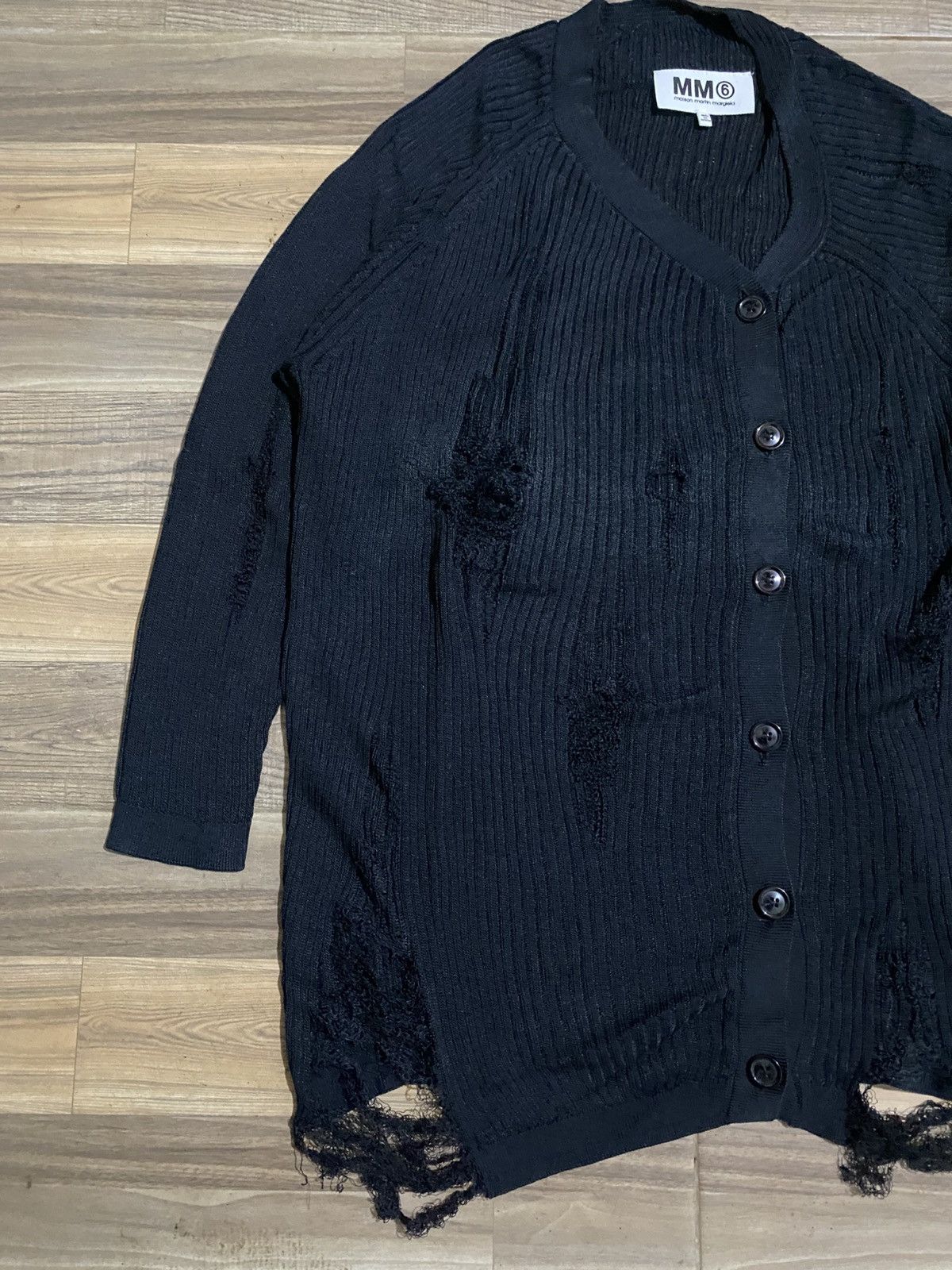 Maison Margiela MAISON MARTIN MARGIELA CARDIGAN DISTRESSED CUSTOM Size ONE SIZE - 2 Thumbnail