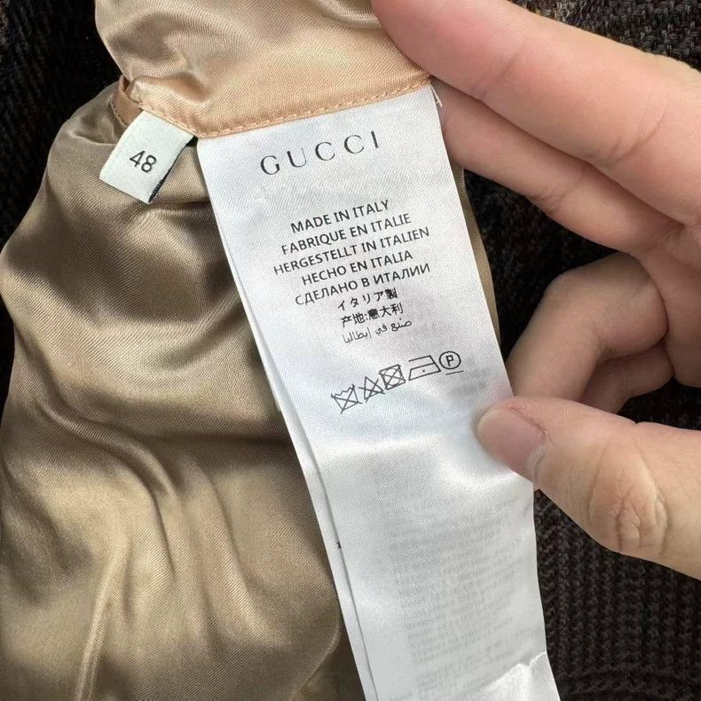 Gucci gucci sequined checked wool blazer jacket-2507 Size US M / EU 48-50 / 2 - 6 Thumbnail