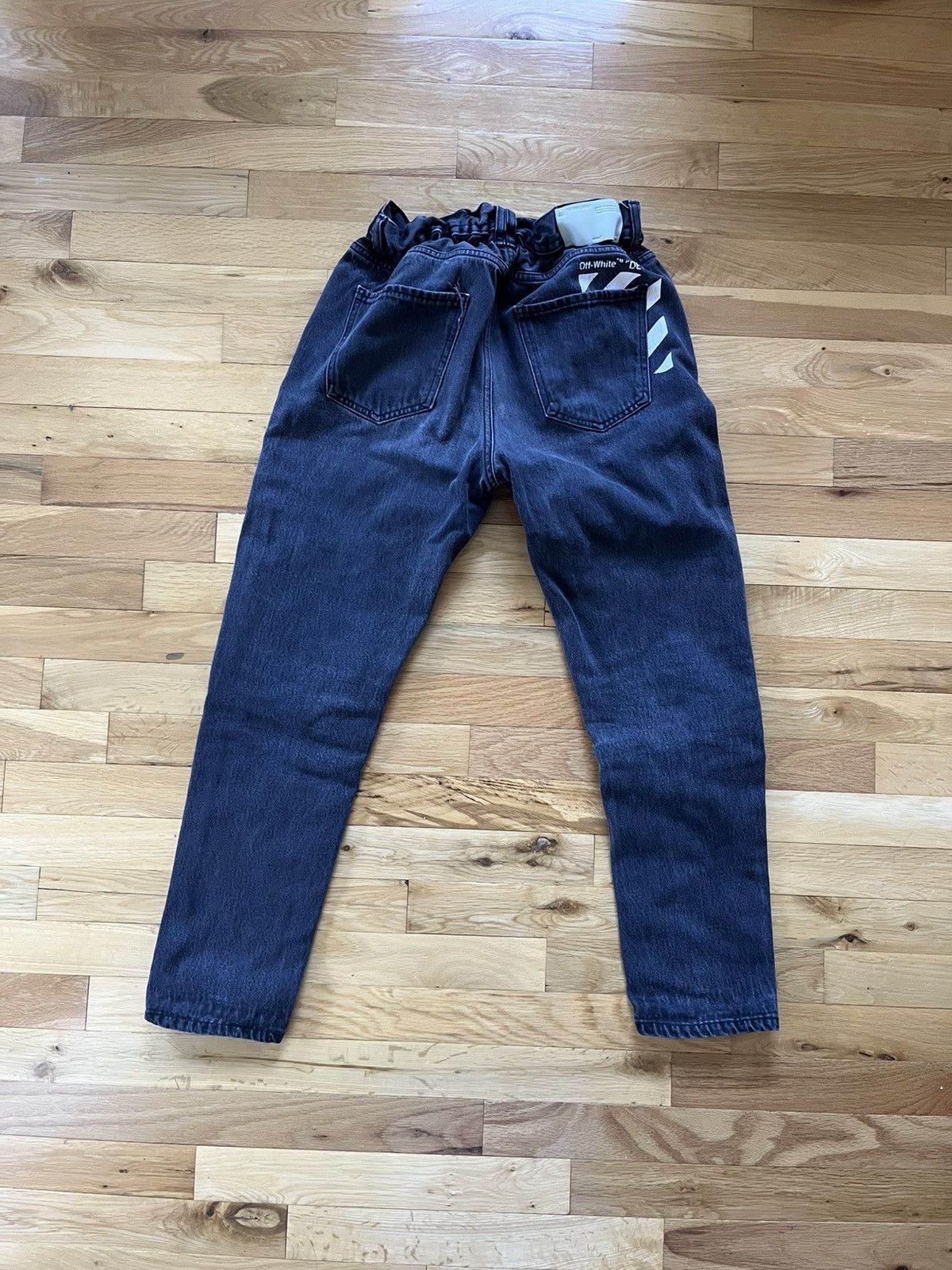 Off-White Size 30M - Off-White SS19 Stretch Skinny Jeans Black Size US 30 / EU 46 - 1 Thumbnail