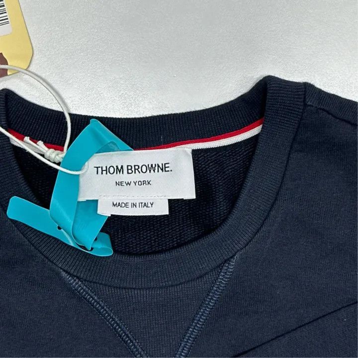 Thom Browne Thom Browne Colorblock Striped Sweatshirt for Women -2507 Size L / US 10 / IT 46 - 3 Thumbnail