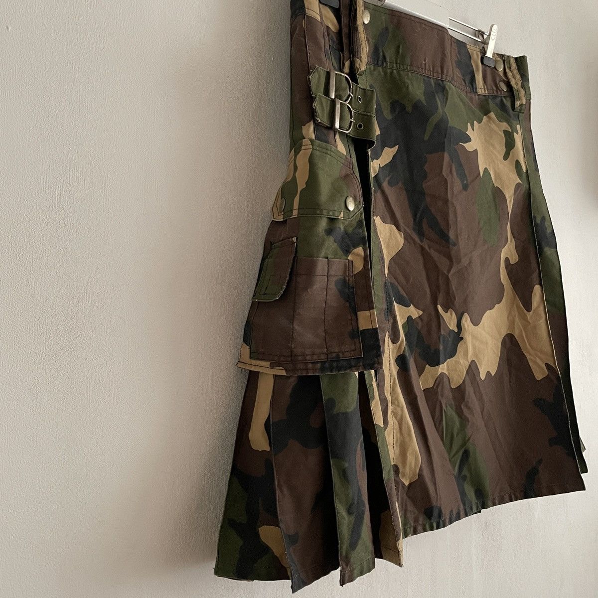 Handmade Archive Military Camo Cargo Handmade Skirt Size 36" / US 14 / IT 50 - 6 Thumbnail