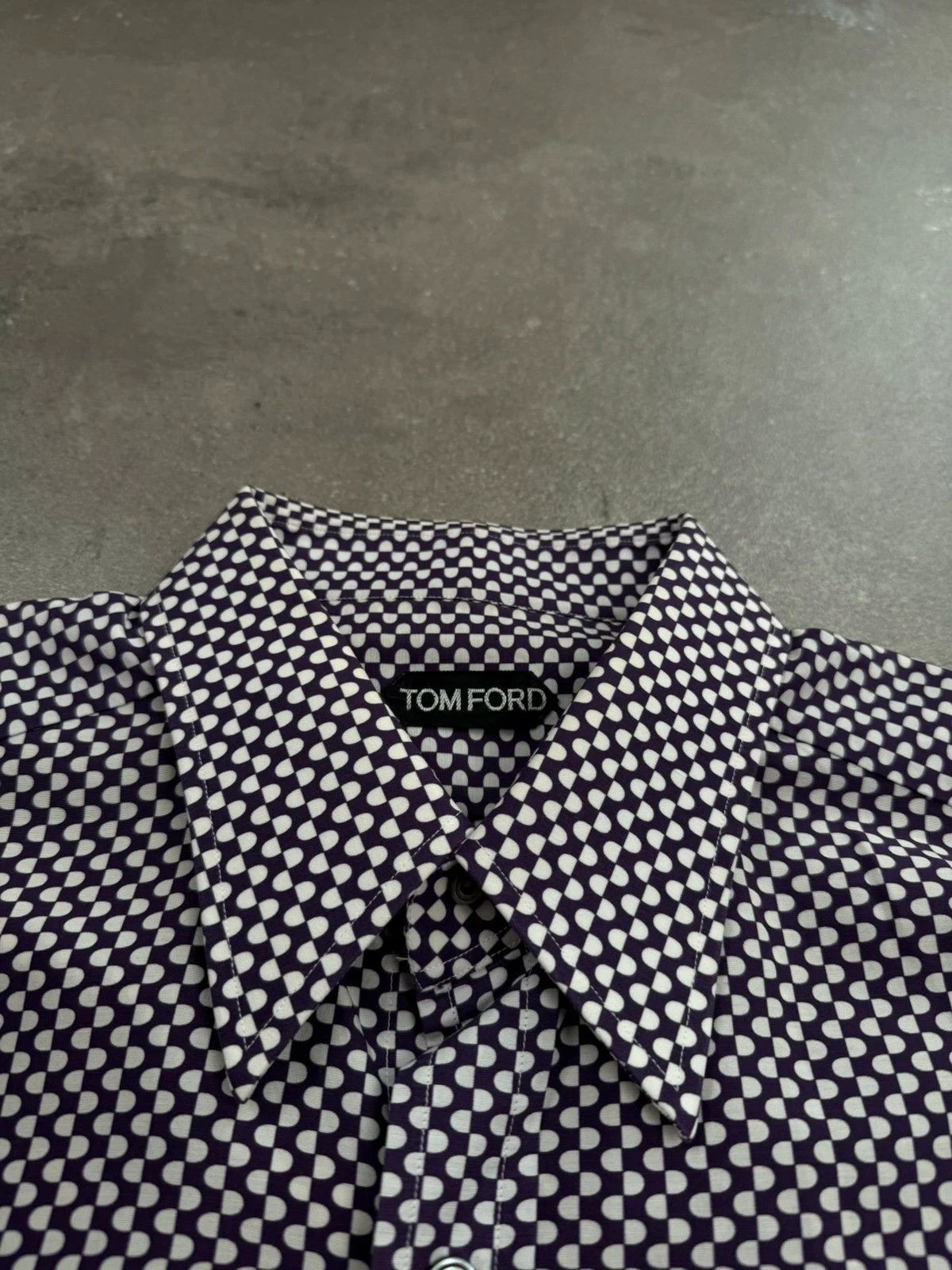 Tom Ford Tom Ford shirt old money street wear luxury Size US XL / EU 56 / 4 - 6 Thumbnail