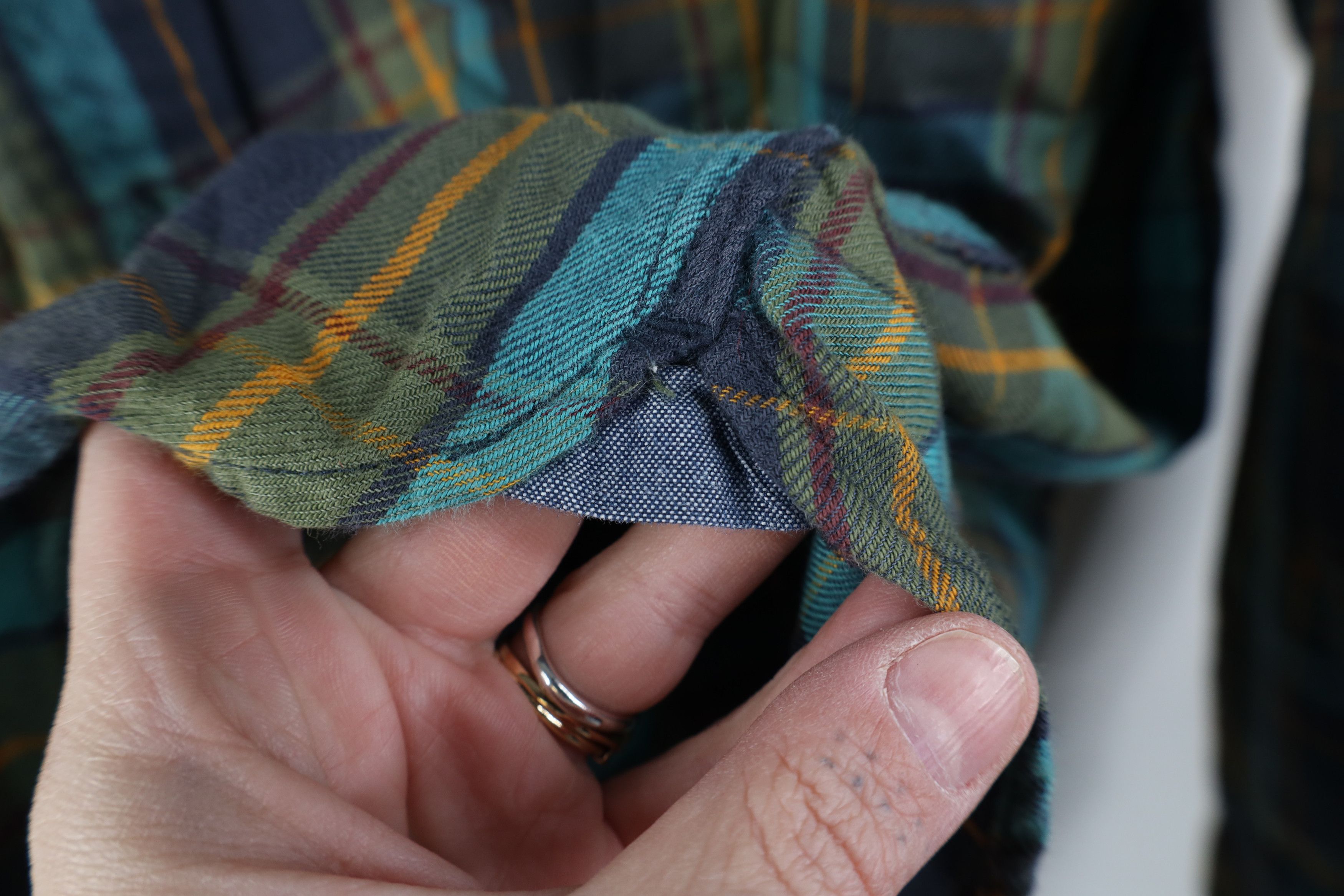 L.L. Bean Vintage LL Bean Slightly Fitted Flannel Button Down Shirt Size US M / EU 48-50 / 2 - 11 Thumbnail