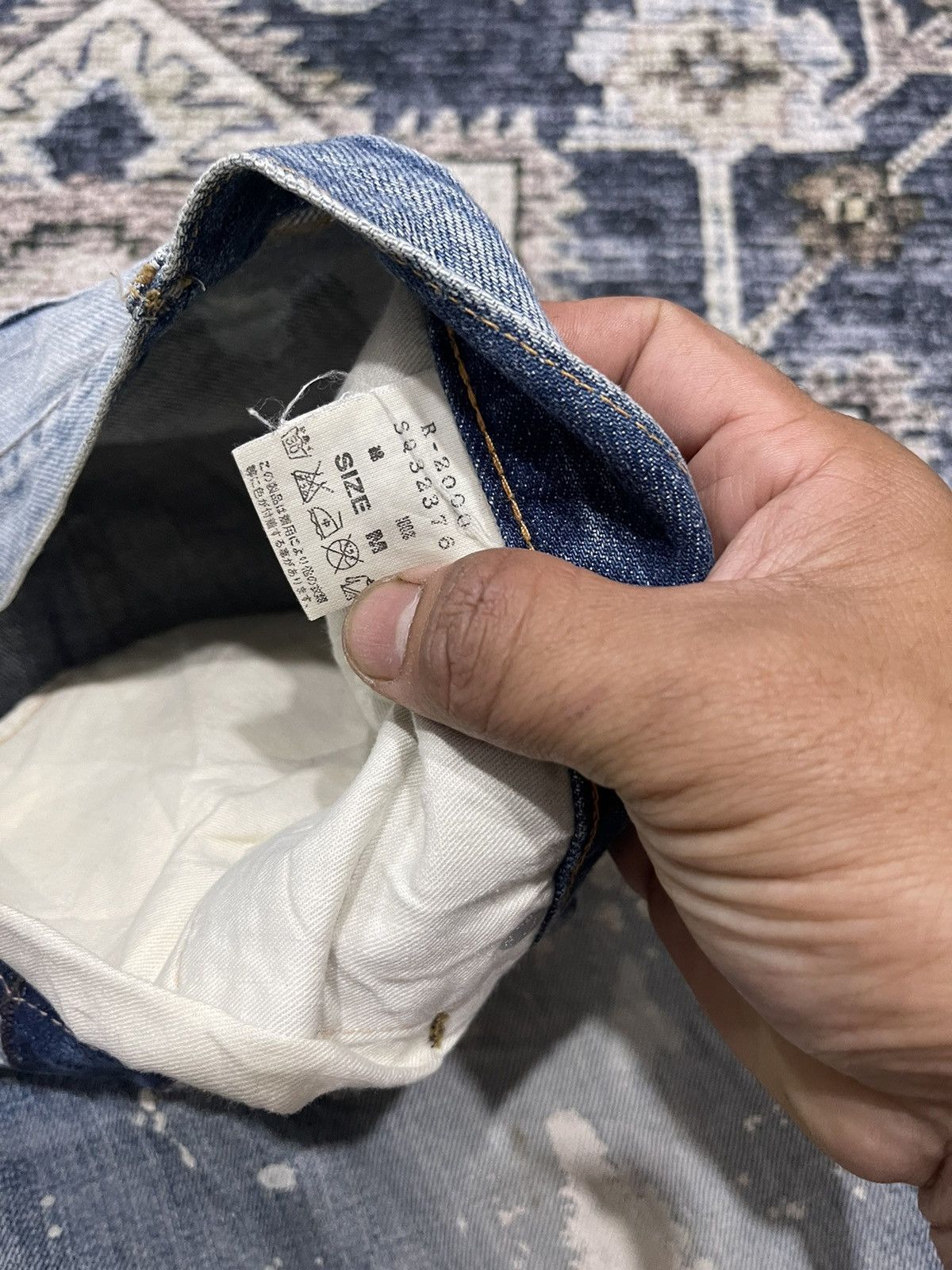 Hysteric Glamour Vintage Hysteric Glamour RNA Selvedge Paint Splash Denim Size US 33 - 12 Thumbnail