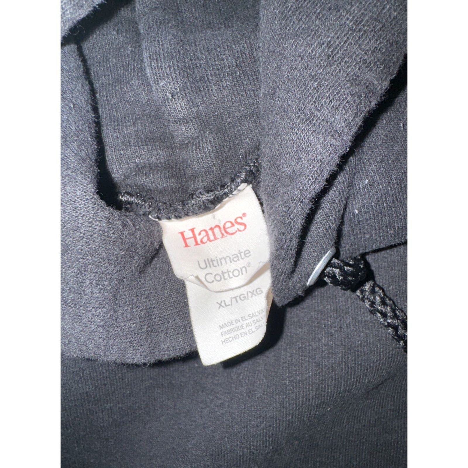 Hanes VINTAGE Hanes Hoodie Black XL Mens Pullover Gym & Training, Running & Jogging Top Size US XL / EU 56 / 4 - 2 Thumbnail