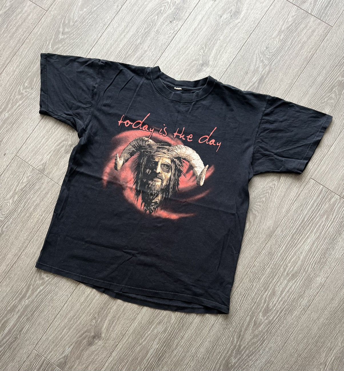 Band Tees 1999 Today Is The Day In The Eyes Of God Merch T-Shirt Rock Size US XL / EU 56 / 4 - 4 Thumbnail