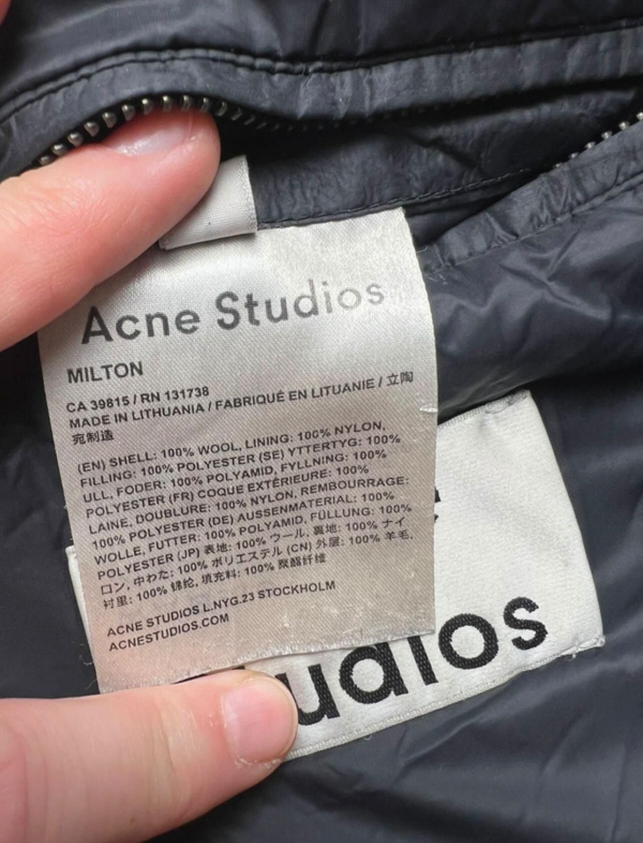 Acne Studios Acne Studios Milton wool coat 💥🔥 Size US S / EU 44-46 / 1 - 10 Thumbnail