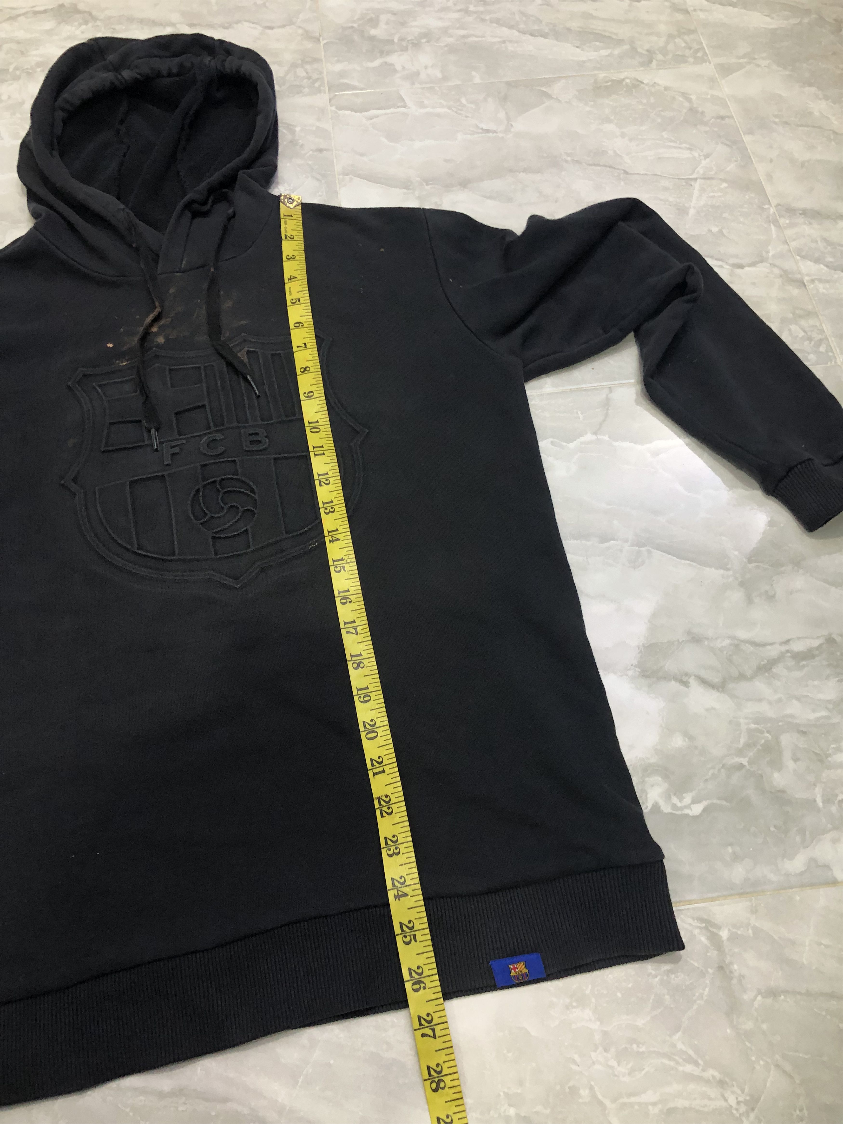 Other FC Barcelona Embossed Crest Black Hoodie Distressed Size US S / EU 44-46 / 1 - 14 Thumbnail