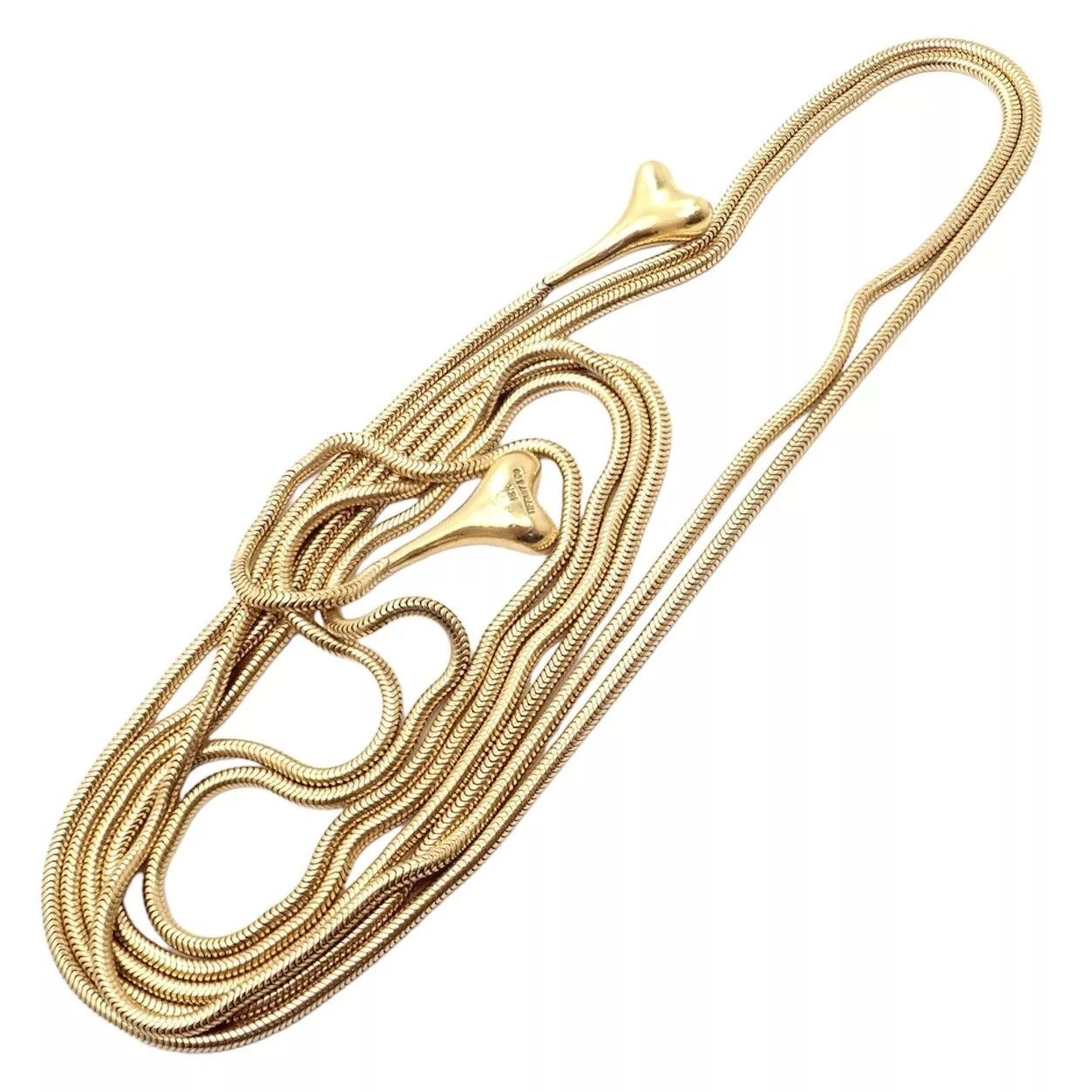 Tiffany & Co. Tiffany & Co 18k Yellow Gold 51" Extra Long Ginkgo Necklace Size ONE SIZE - 7 Thumbnail