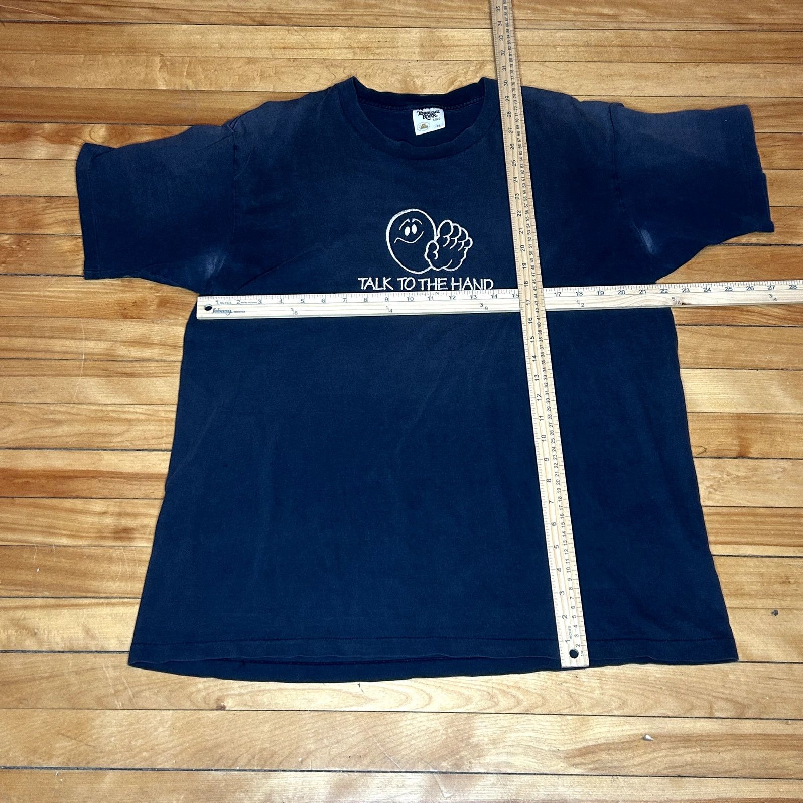 Vintage Y2K Talk to The Hand T-Shirt XL Size US XL / EU 56 / 4 - 4 Thumbnail