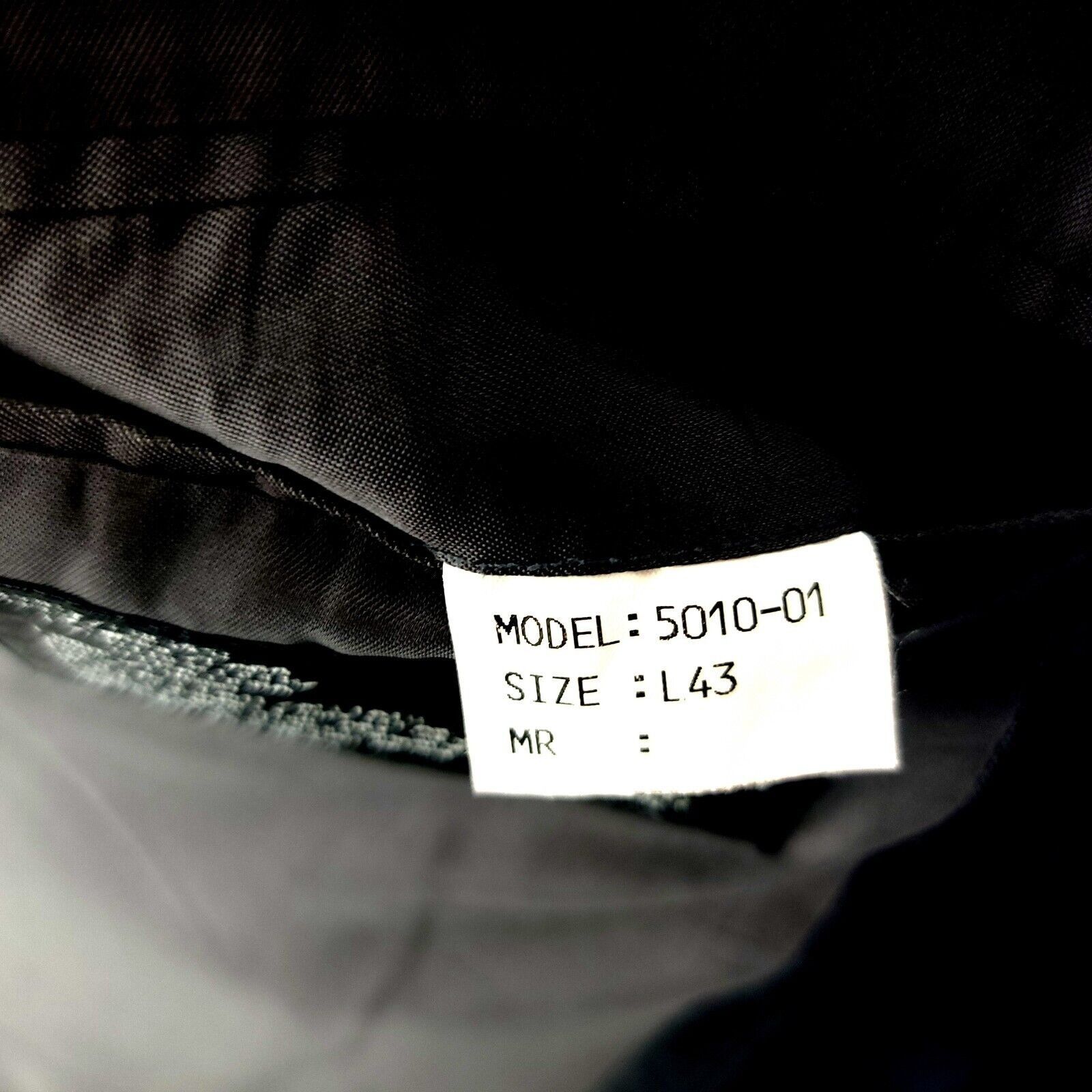 Stafford DAMAGED Stafford Wool 3 Button Suit Jacket 42L Gray Striped Size 42L - 10 Thumbnail