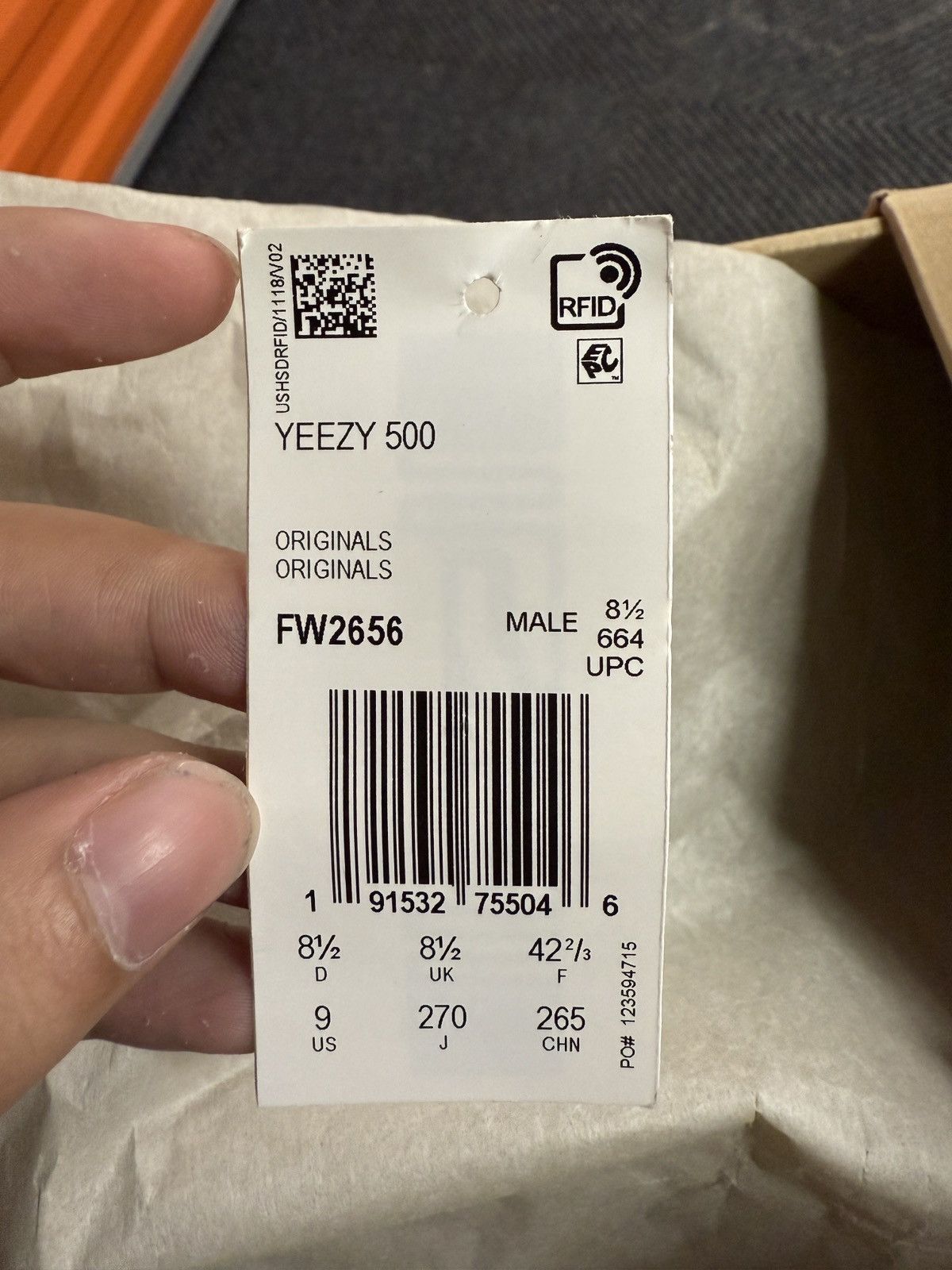 Adidas × Yeezy Adidas Yeezy 500 “ Soft Vision” Size US 9 / EU 42 - 8 Thumbnail