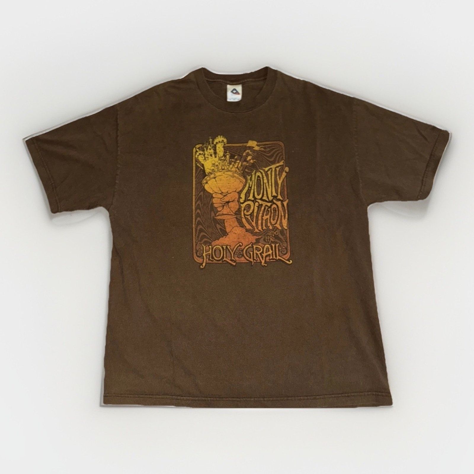 Vintage Monty Python and The Holy Grail T-Shirt Brown XL 23x28 Movie Size US XL / EU 56 / 4 - 1 Thumbnail